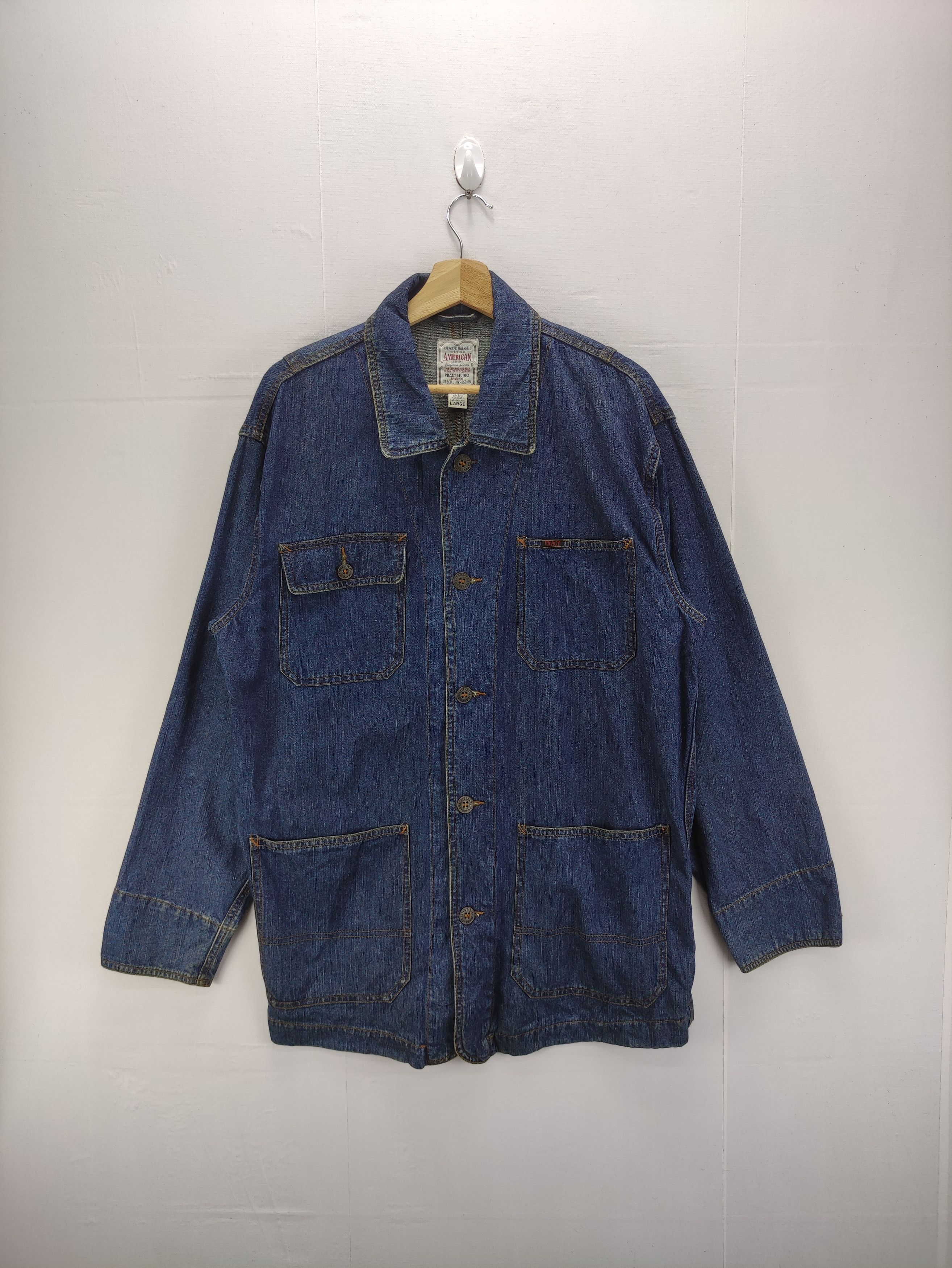 Denime Vintage American Denim Micigan Chore Jacket Size US L / EU 52-54 / 3 - 1 Thumbnail