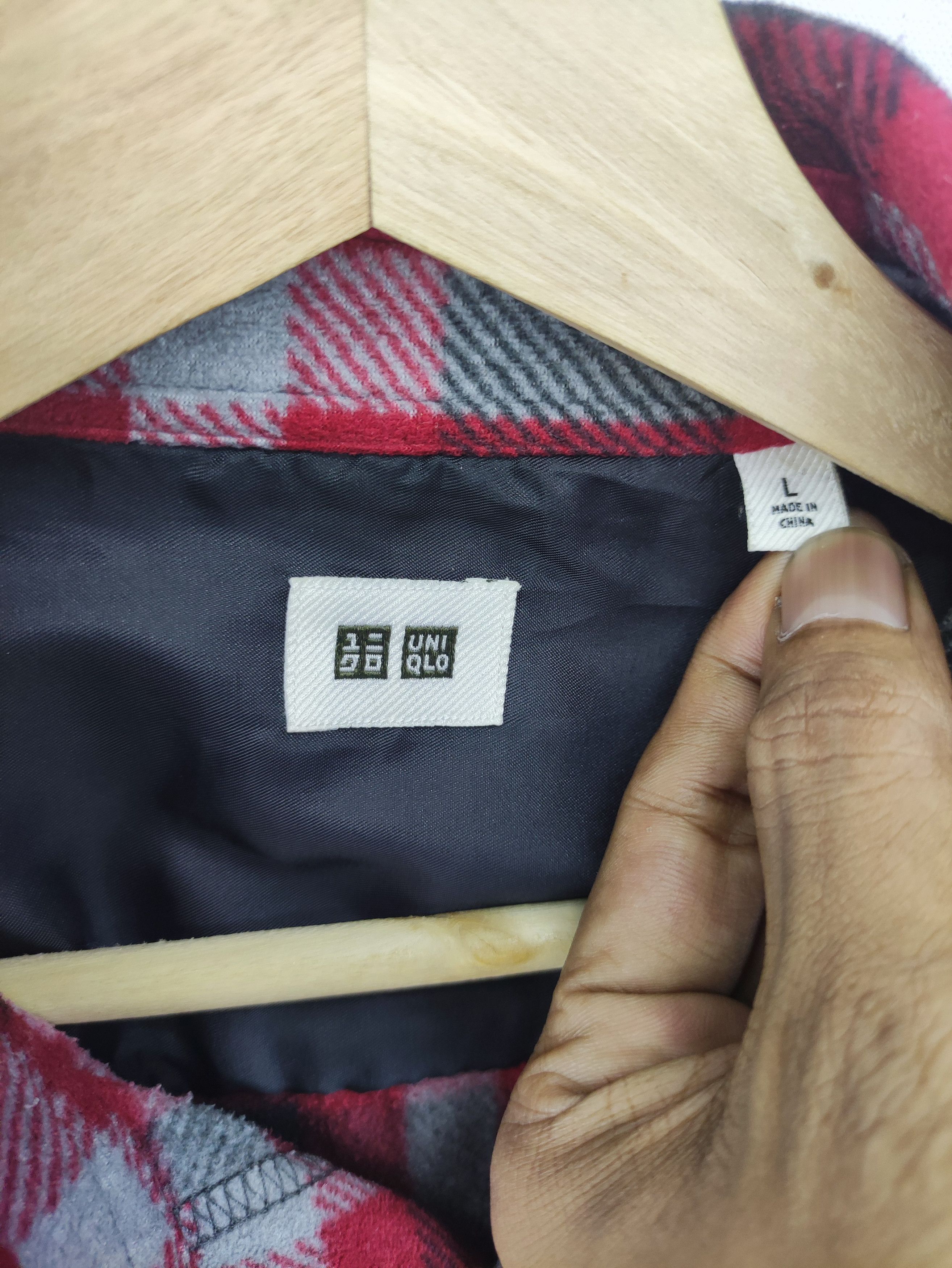 Uniqlo Vintage Uniqlo Flannel Checkered Shirt Button Up Size US M / EU 48-50 / 2 - 2 Thumbnail
