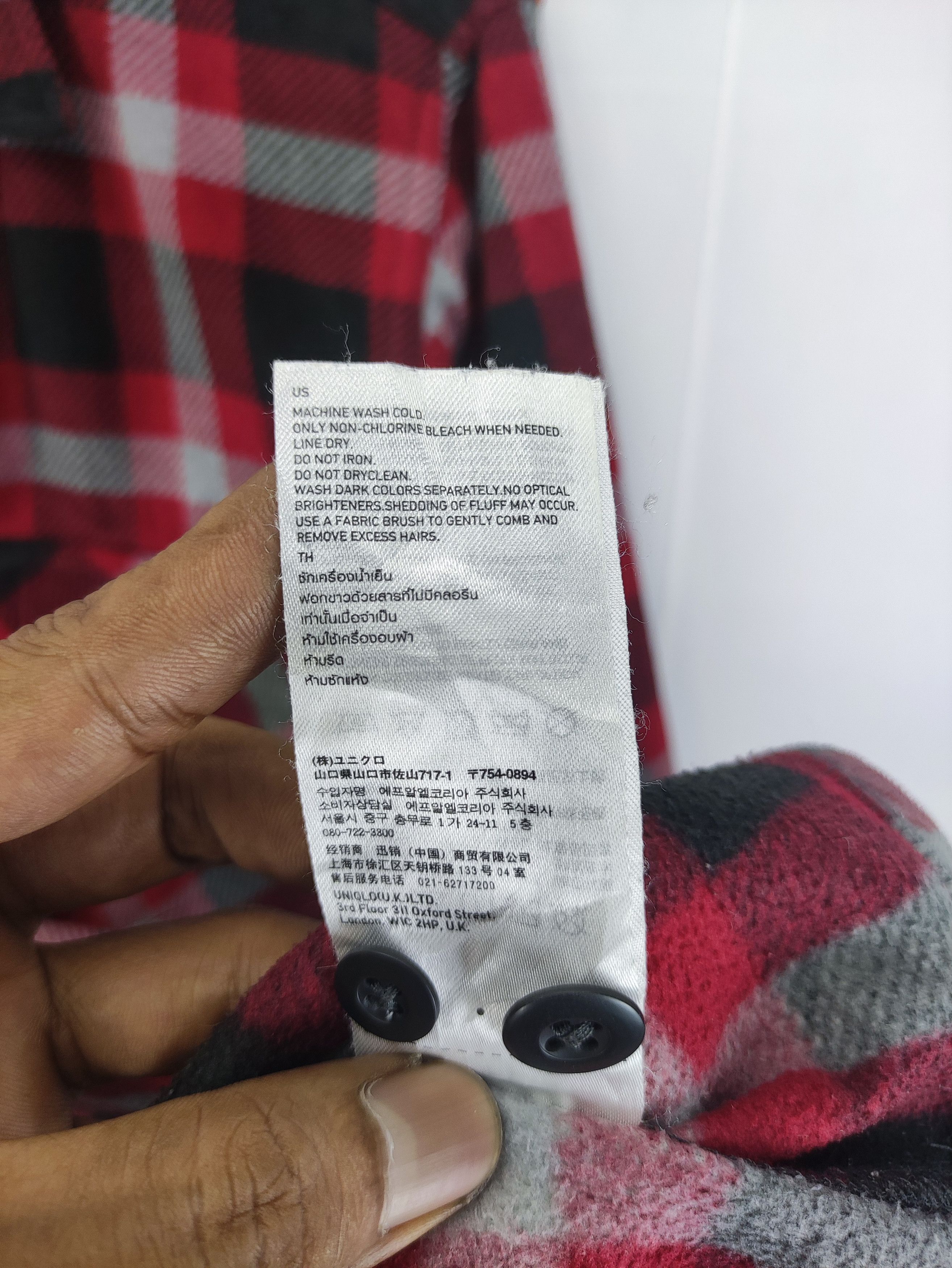 Uniqlo Vintage Uniqlo Flannel Checkered Shirt Button Up Size US M / EU 48-50 / 2 - 6 Thumbnail