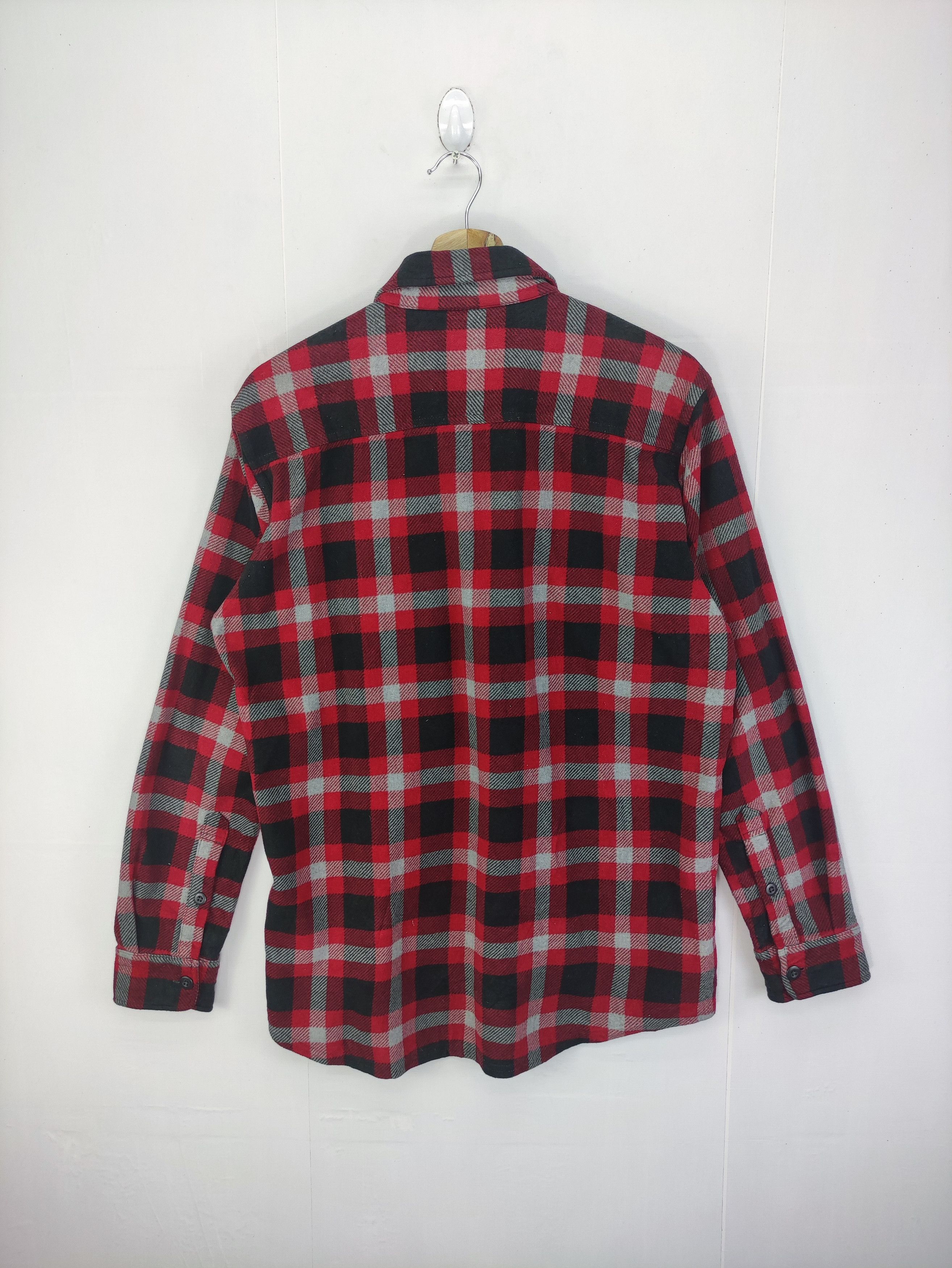 Uniqlo Vintage Uniqlo Flannel Checkered Shirt Button Up Size US M / EU 48-50 / 2 - 7 Thumbnail