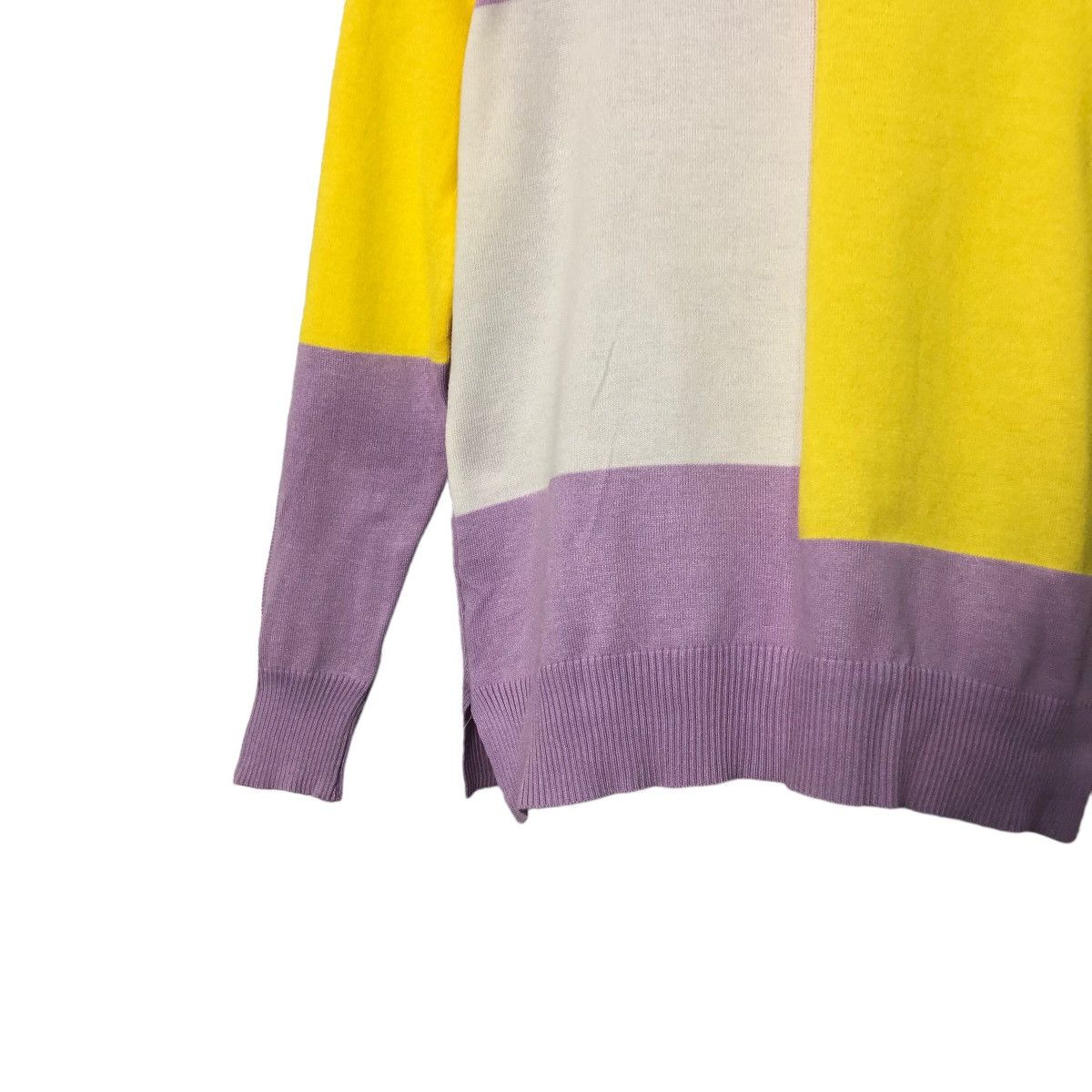 Aran Isles Knitwear Vintage Unbranded Patchwork Style Knitwear Sweater Jumper Size XS / US 0-2 / IT 36-38 - 3 Thumbnail