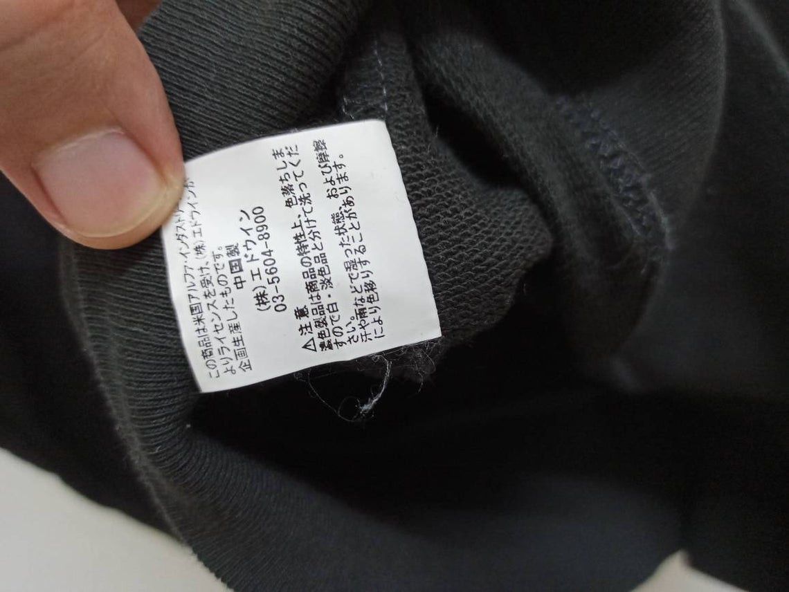 Alpha Industries Vintage Alpha Industries Big Logo Sweatshirt Crewneck Size US L / EU 52-54 / 3 - 6 Thumbnail