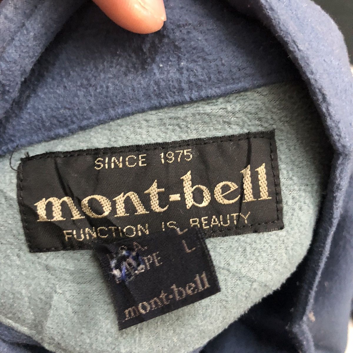 Montbell Vintage Montbell Embroidery Logo Plain Half Zipper Sweater Size US L / EU 52-54 / 3 - 9 Thumbnail