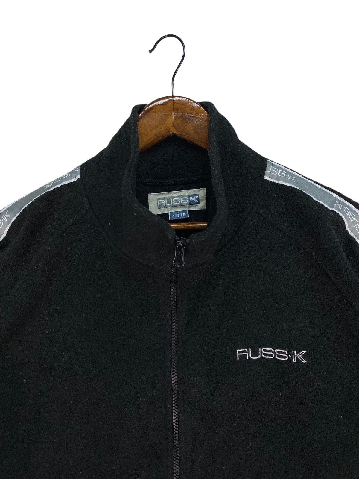 Japanese Brand RUSS.K SIDETAPE FLEECE SWEATER Size US M / EU 48-50 / 2 - 3 Thumbnail
