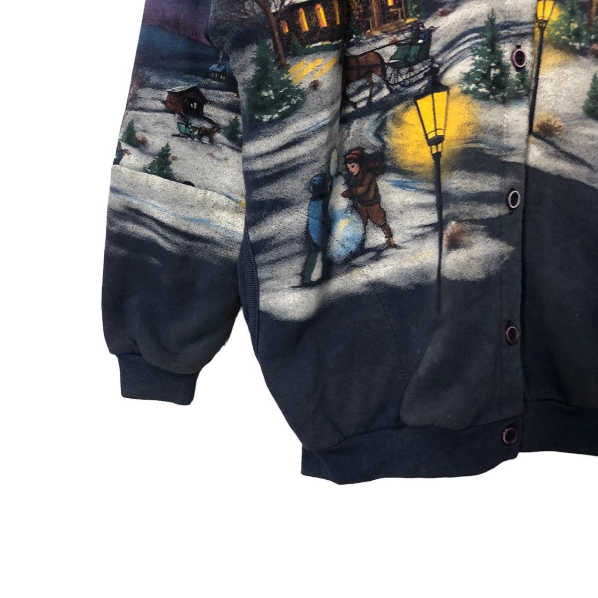 The Unbranded Brand Vintage Unbranded Full Print Button Ups Jacket Size US L / EU 52-54 / 3 - 3 Thumbnail