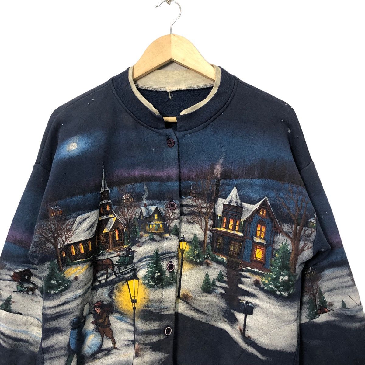 The Unbranded Brand Vintage Unbranded Full Print Button Ups Jacket Size US L / EU 52-54 / 3 - 4 Thumbnail