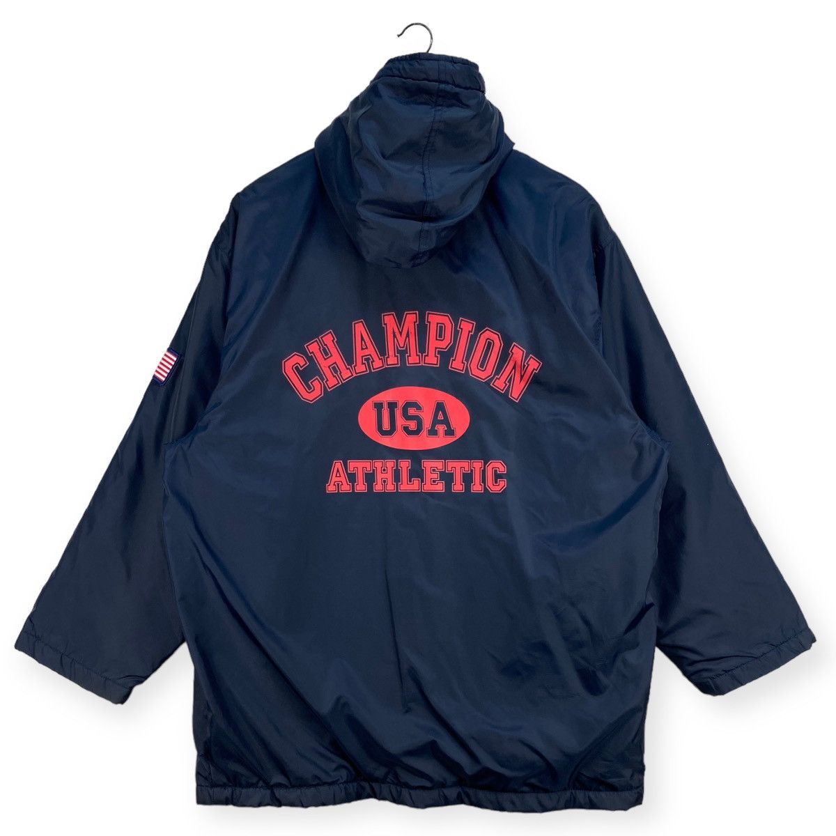 Champion Vintage Champion Usa Athletic Fur Lining Coach Jacket Size US M / EU 48-50 / 2 - 6 Thumbnail