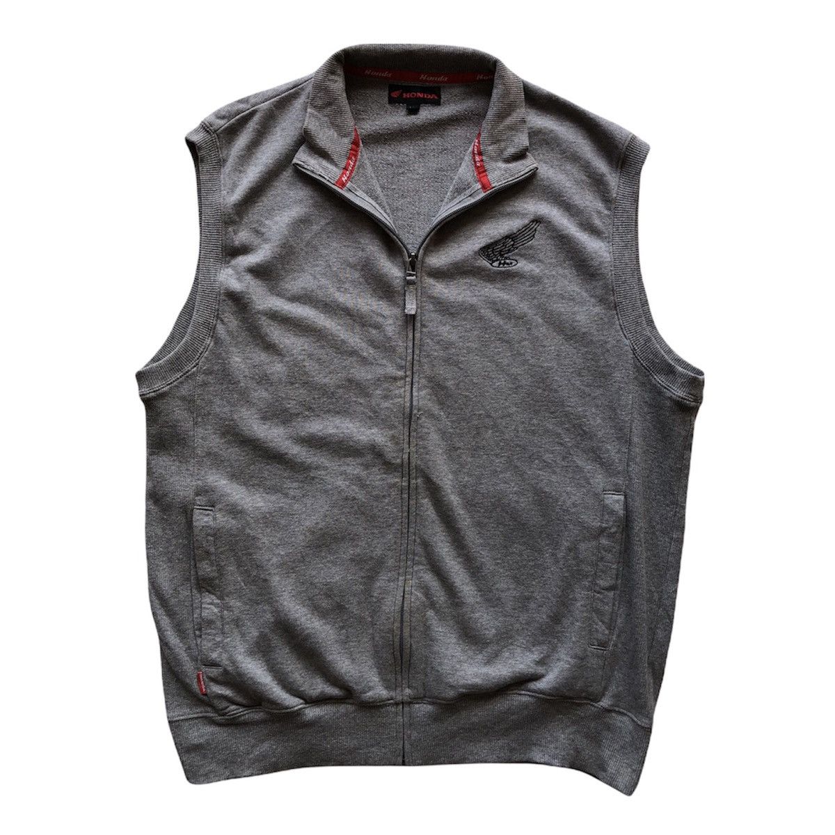 Honda Vintage Honda Vest Zipper Embroidered Logo Size US L / EU 52-54 / 3 - 1 Thumbnail
