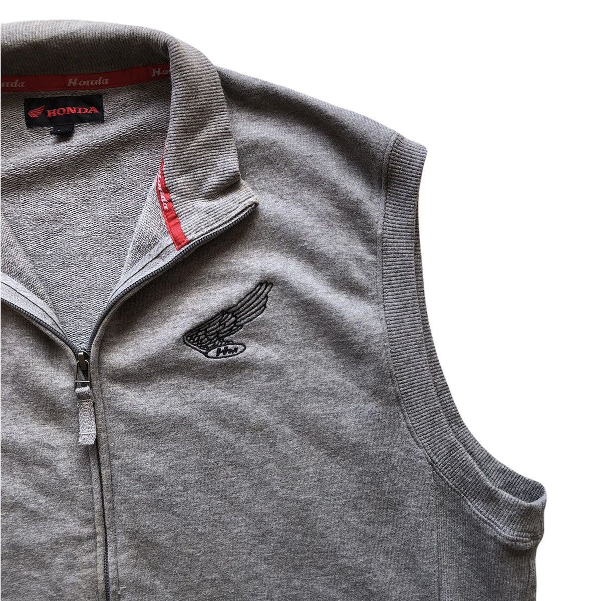 Honda Vintage Honda Vest Zipper Embroidered Logo Size US L / EU 52-54 / 3 - 3 Thumbnail