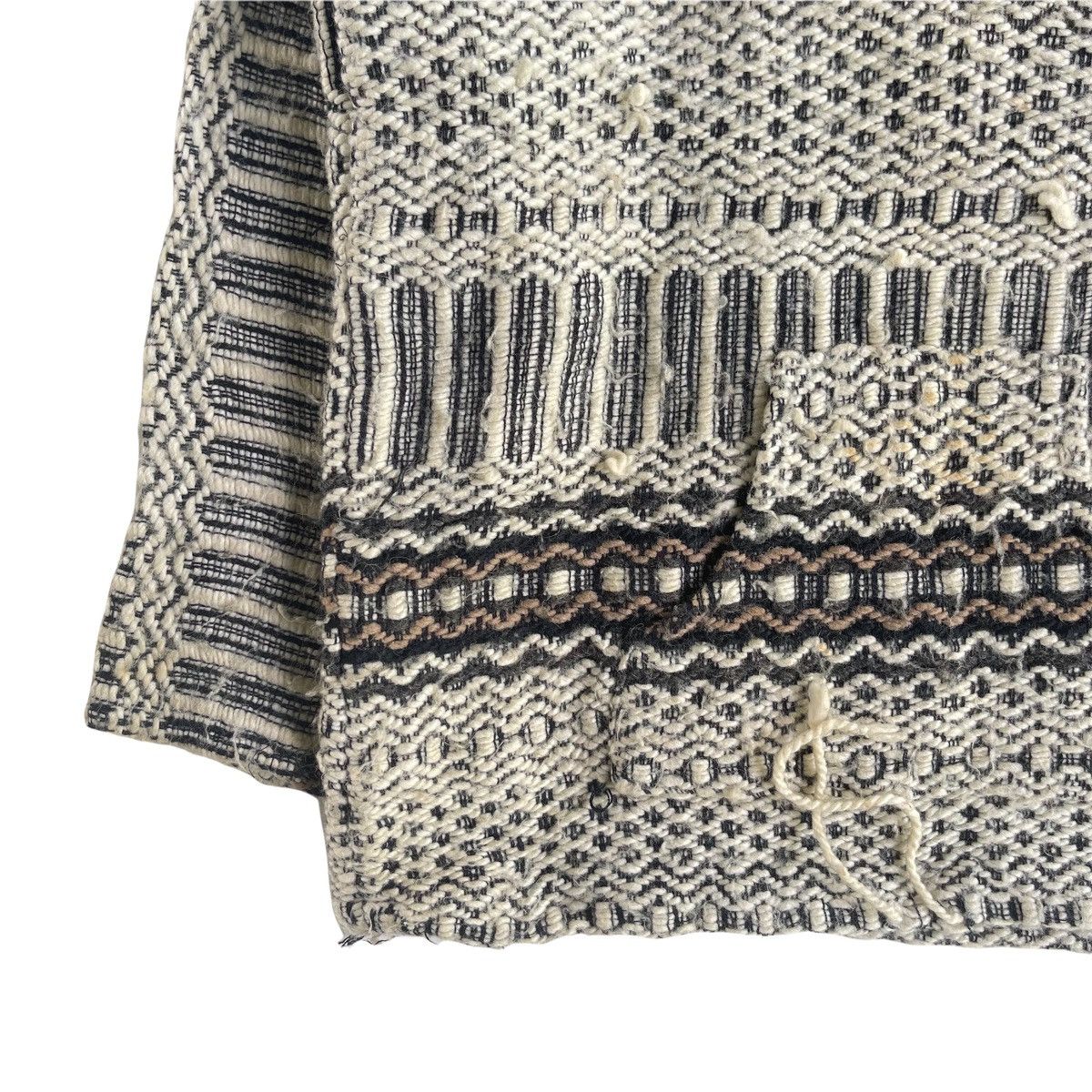 Native × Vintage Tribal Aztec American Native Knit Sweater Size US XL / EU 56 / 4 - 4 Thumbnail