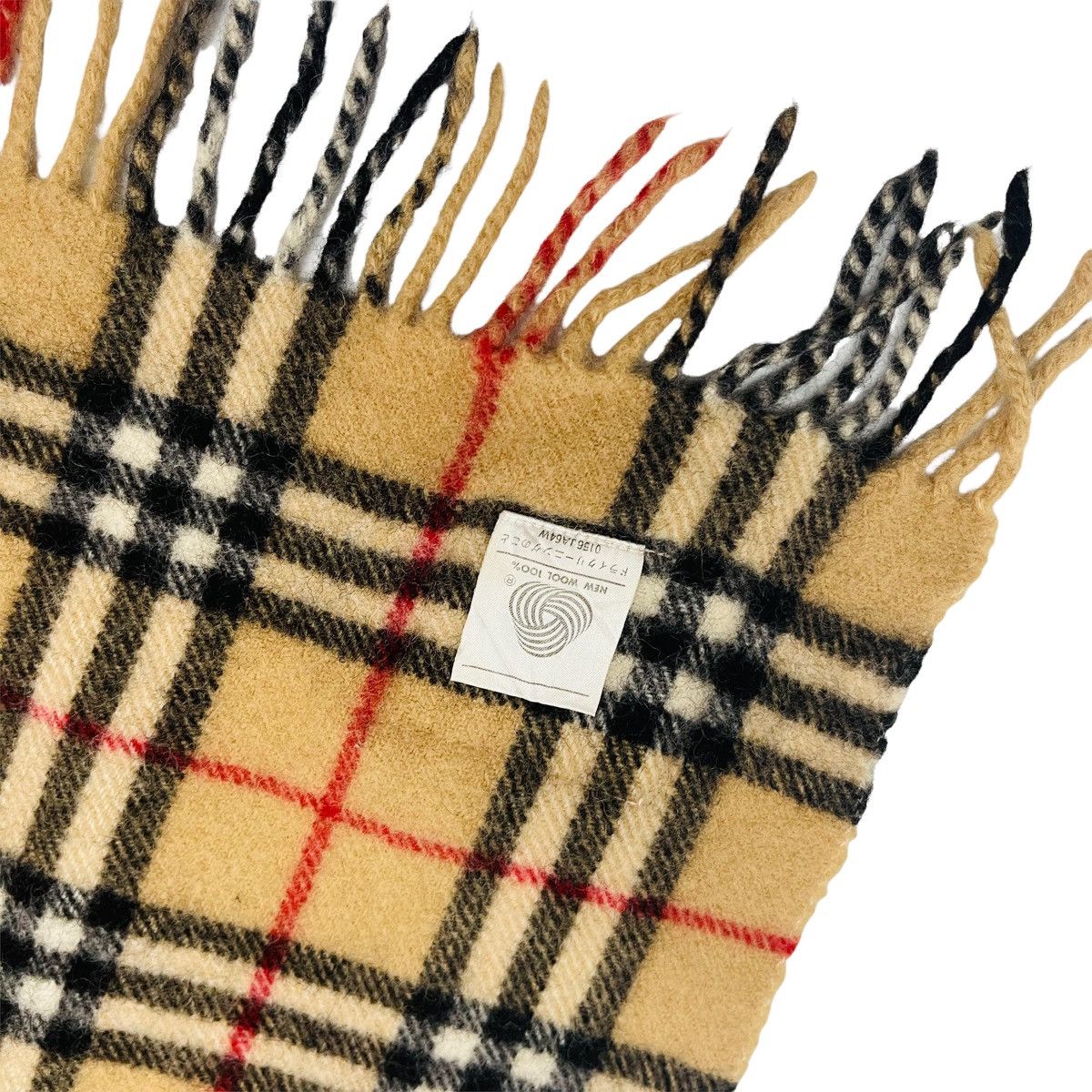 Burberry Vintage Burberry Nova Check Archive Beige Wool Bandana Size ONE SIZE - 5 Thumbnail