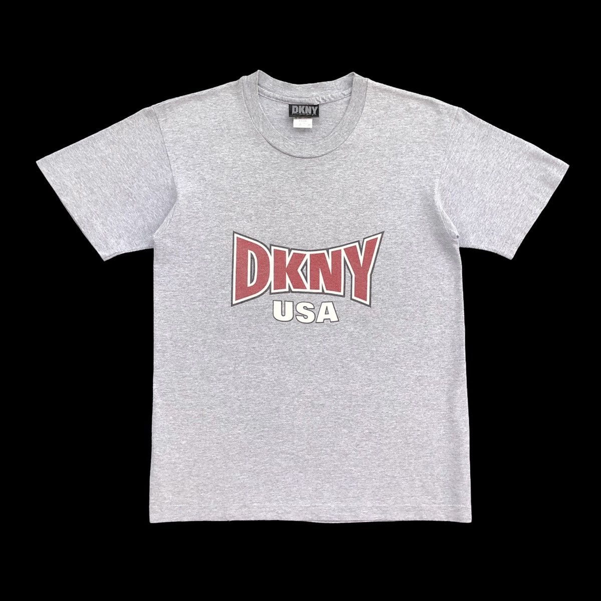 DKNY Vintage 90s DKNY USA Big Logo Tee Made In USA Size US S / EU 44-46 / 1 - 1 Thumbnail