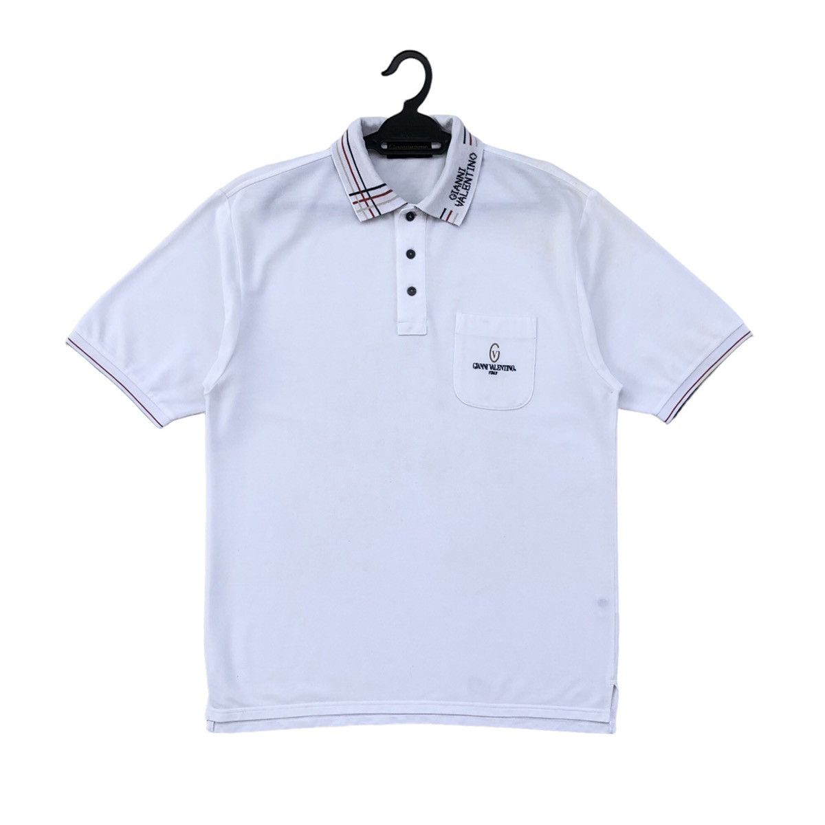 Gianni Valentino Gianni Valentino Italy Single Pocket Embroidery Logo T-shirt Size US L / EU 52-54 / 3 - 3 Thumbnail