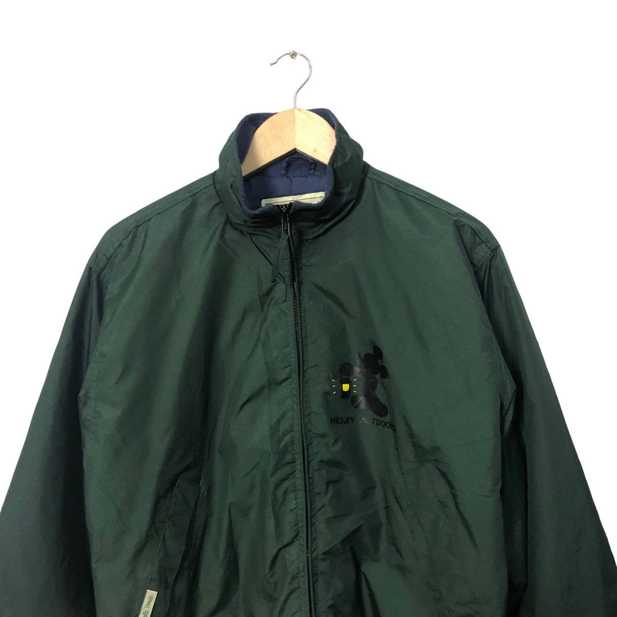 Disney Vintage Logos Disney Big Logo Mickey Mouse Zipper Ups Jacket Size US L / EU 52-54 / 3 - 5 Thumbnail