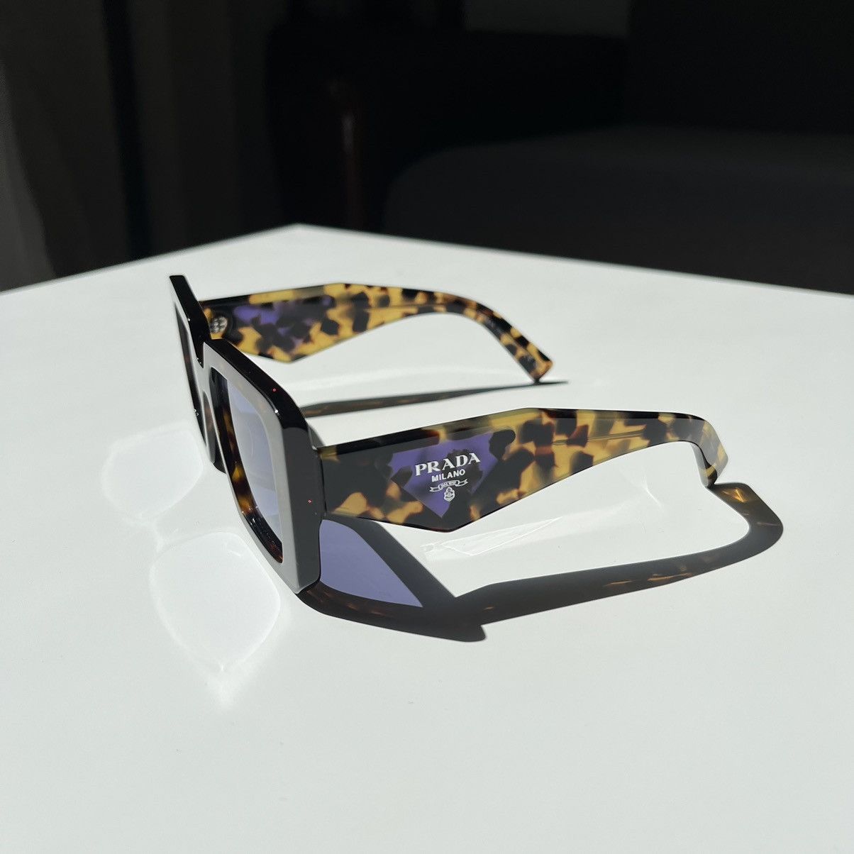 Prada Prada Oversized Symbol Sunglasses SPR 23y Size ONE SIZE - 2 Thumbnail