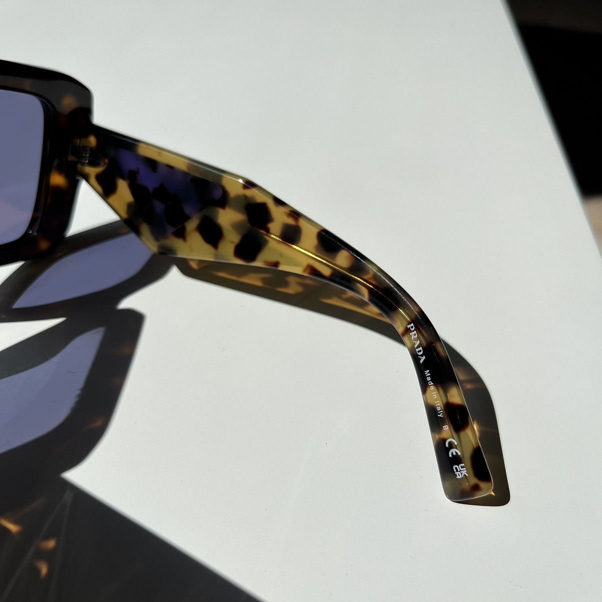 Prada Prada Oversized Symbol Sunglasses SPR 23y Size ONE SIZE - 8 Thumbnail