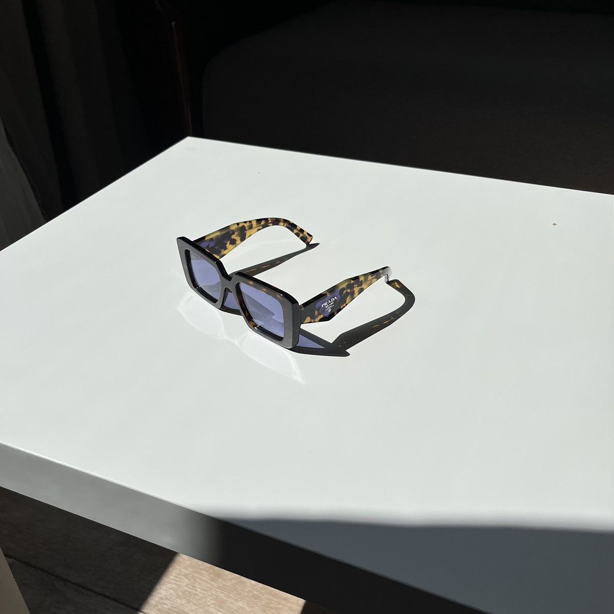 Prada Prada Oversized Symbol Sunglasses SPR 23y Size ONE SIZE - 3 Thumbnail