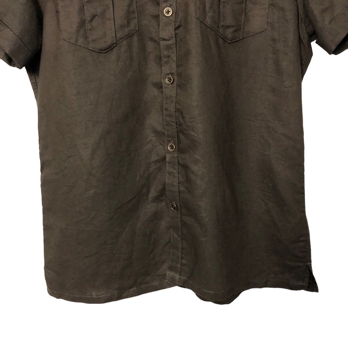 Japanese Brand Vintage Buona Giornata Button Ups Short Sleeve Shirt Size M / US 6-8 / IT 42-44 - 3 Thumbnail