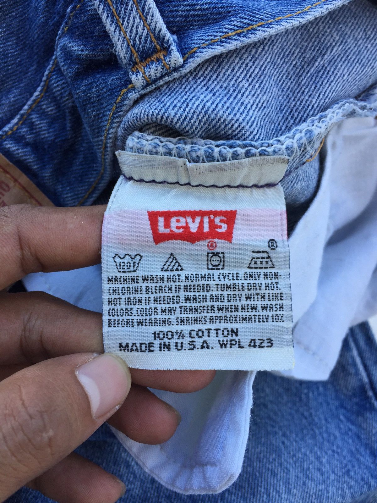 Levi's × Vintage Vintage 90s Levi’s 501xx Small e Made in USA Size US 33 - 3 Thumbnail
