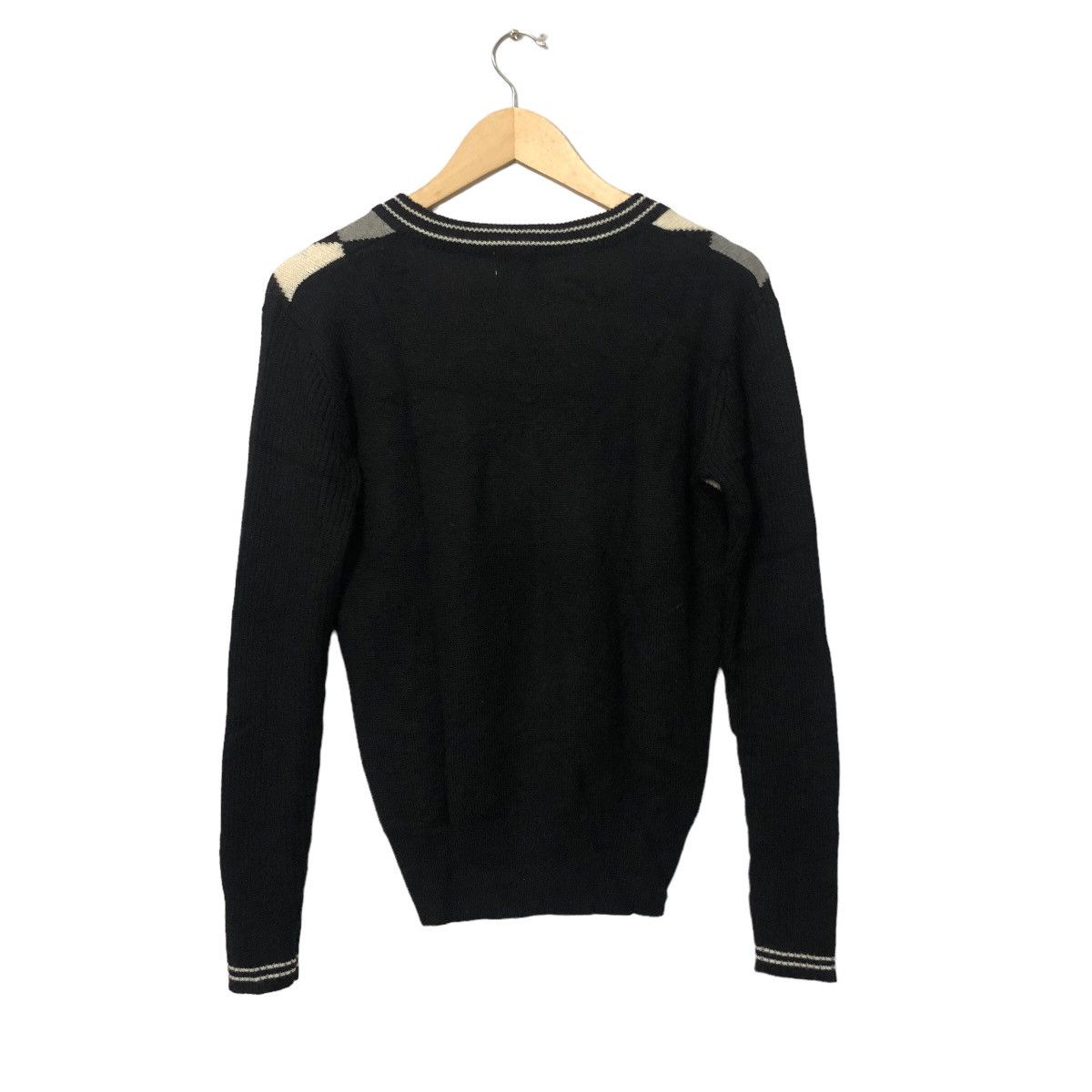 Homespun Knitwear Vintage Takeo Kikuchi V Neck Diamond Knitwear Sweater Jumper Size S / US 4 / IT 40 - 5 Thumbnail