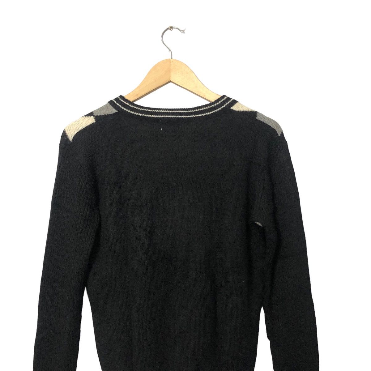 Homespun Knitwear Vintage Takeo Kikuchi V Neck Diamond Knitwear Sweater Jumper Size S / US 4 / IT 40 - 8 Thumbnail