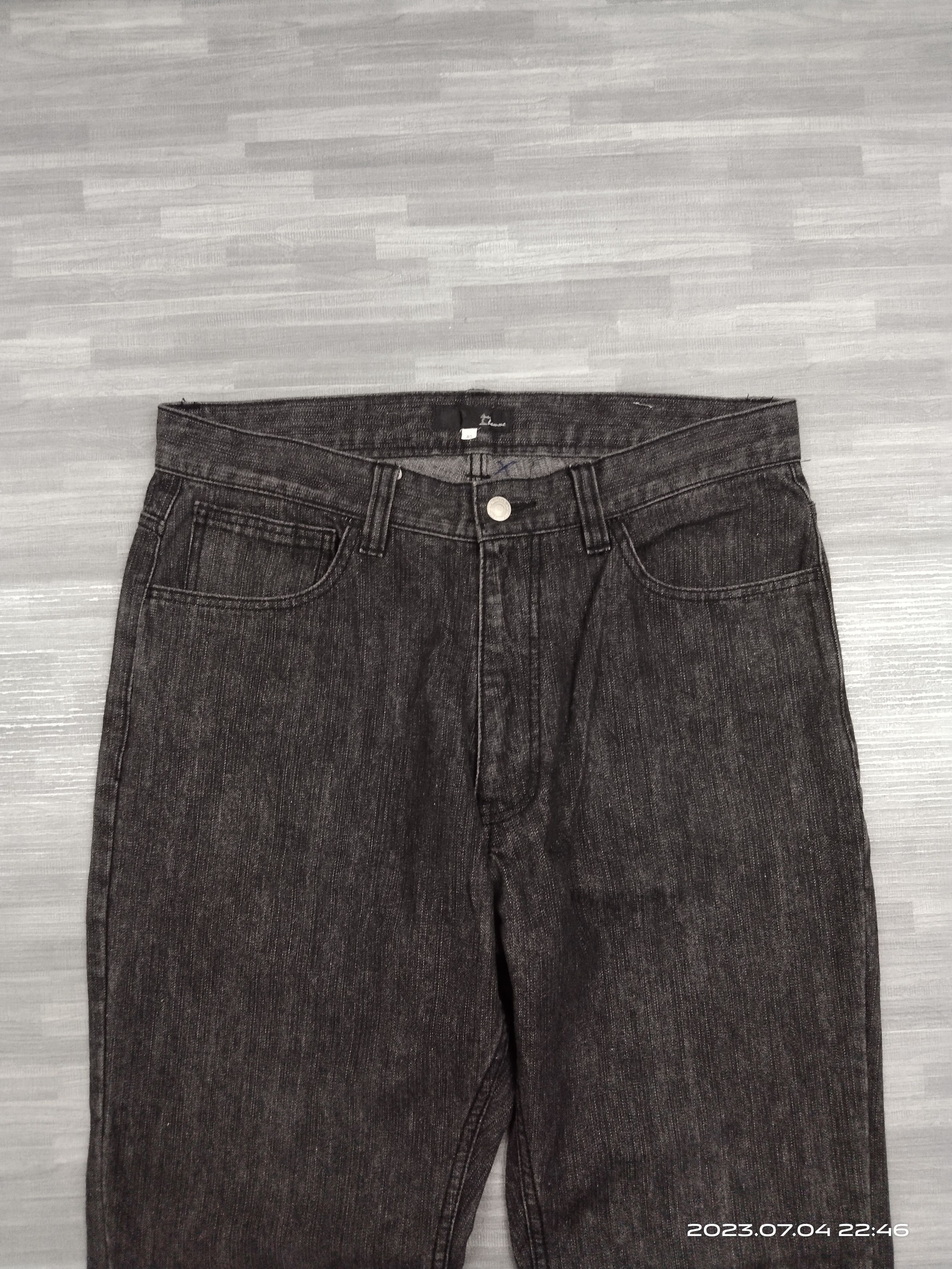 Japanese Brand FLARE TWIST HOMME DENIM PANTS Size US 31 - 4 Thumbnail