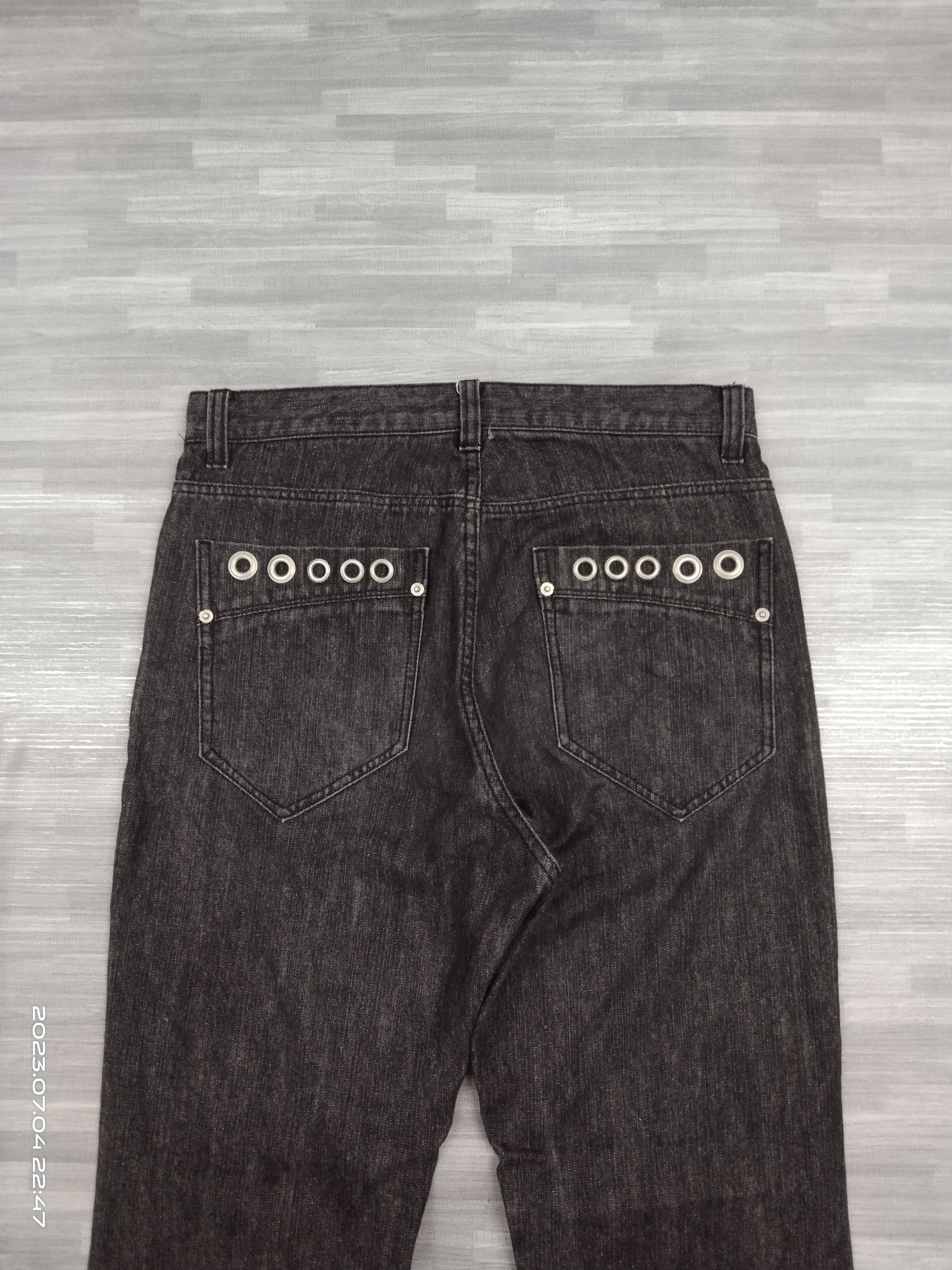 Japanese Brand FLARE TWIST HOMME DENIM PANTS Size US 31 - 5 Thumbnail