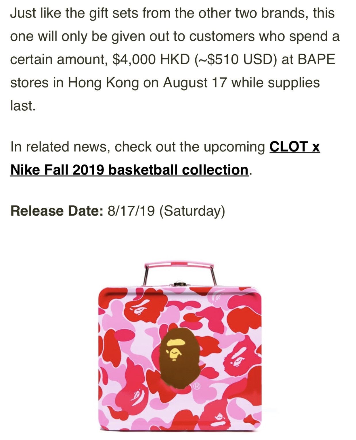 Bape A Bathing Ape Camouflage Storage Box Home Decor Size ONE SIZE - 2 Thumbnail