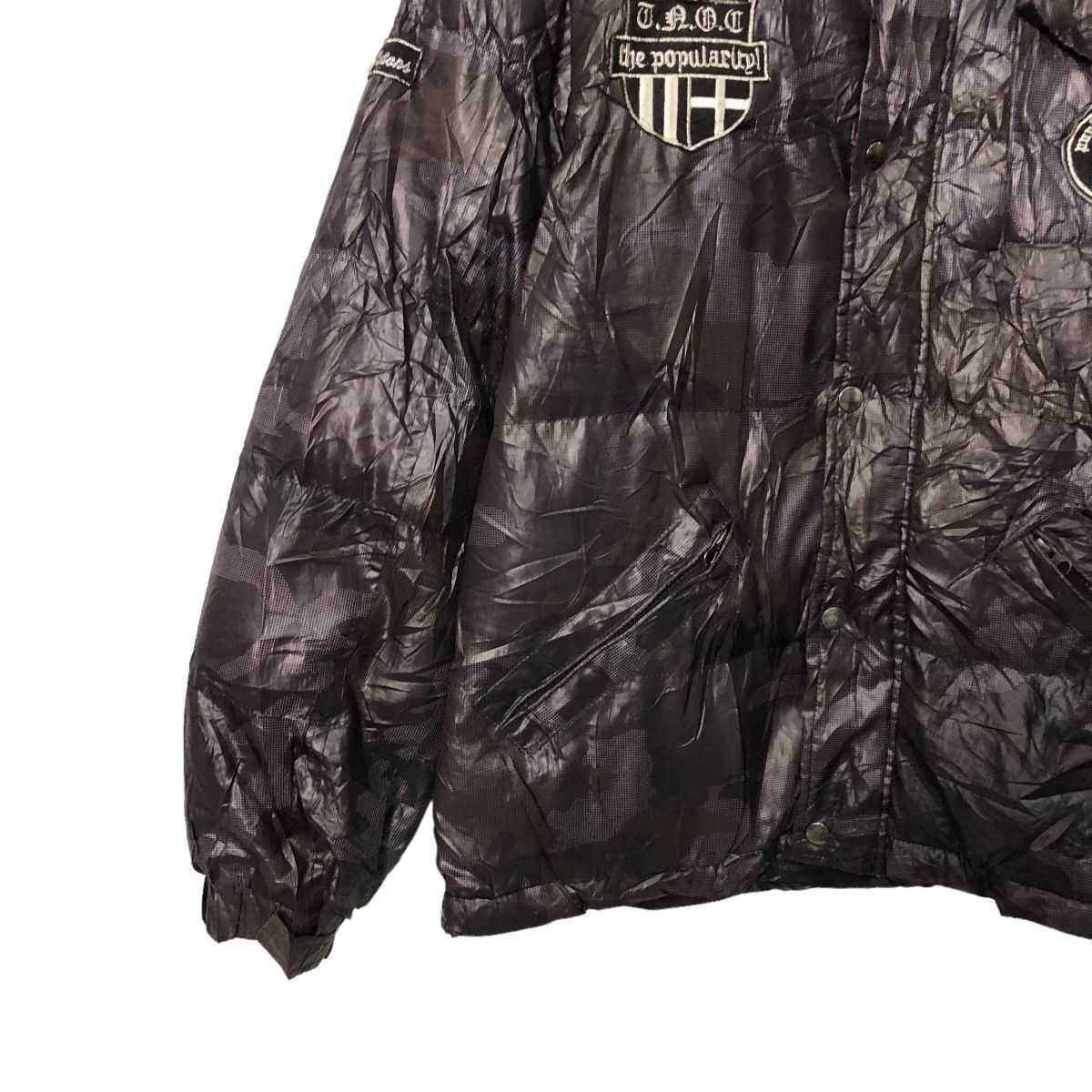 Japanese Brand Vintage Achievement Zipper Ups Puffer Jacket Size US XL / EU 56 / 4 - 3 Thumbnail