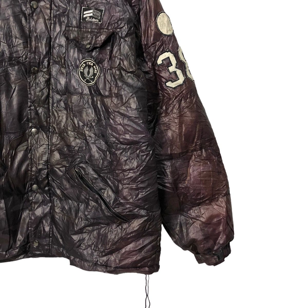 Japanese Brand Vintage Achievement Zipper Ups Puffer Jacket Size US XL / EU 56 / 4 - 2 Thumbnail