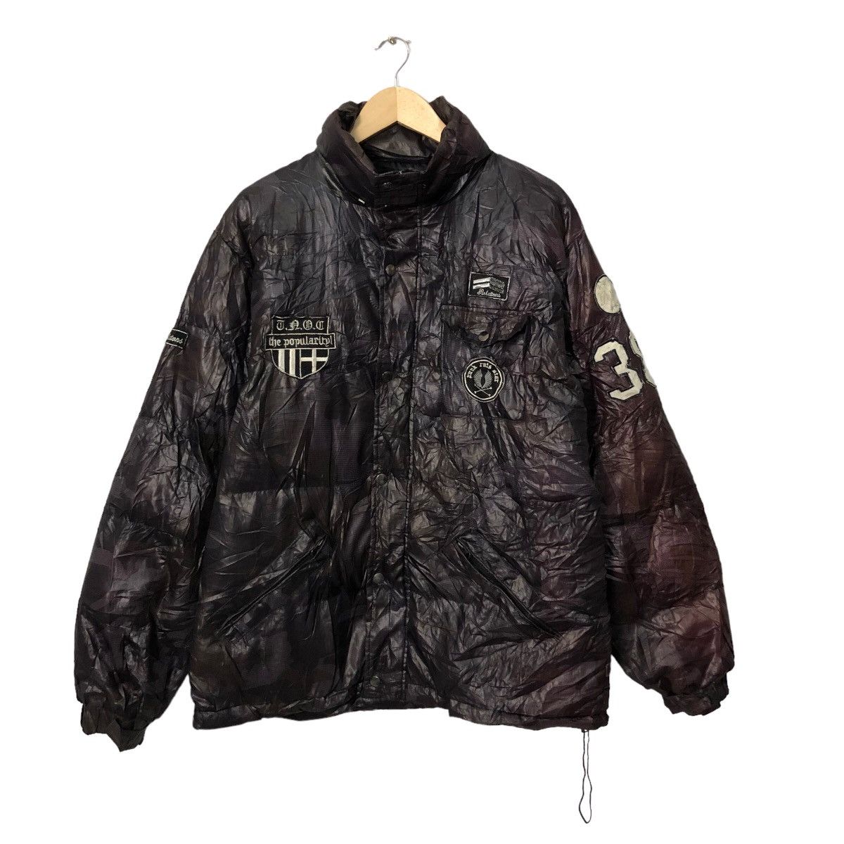Japanese Brand Vintage Achievement Zipper Ups Puffer Jacket Size US XL / EU 56 / 4 - 1 Thumbnail