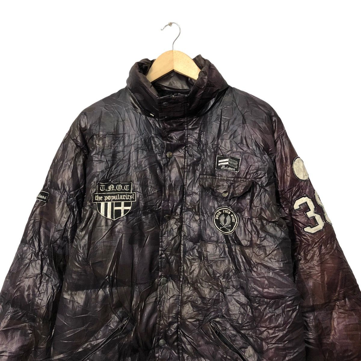 Japanese Brand Vintage Achievement Zipper Ups Puffer Jacket Size US XL / EU 56 / 4 - 4 Thumbnail