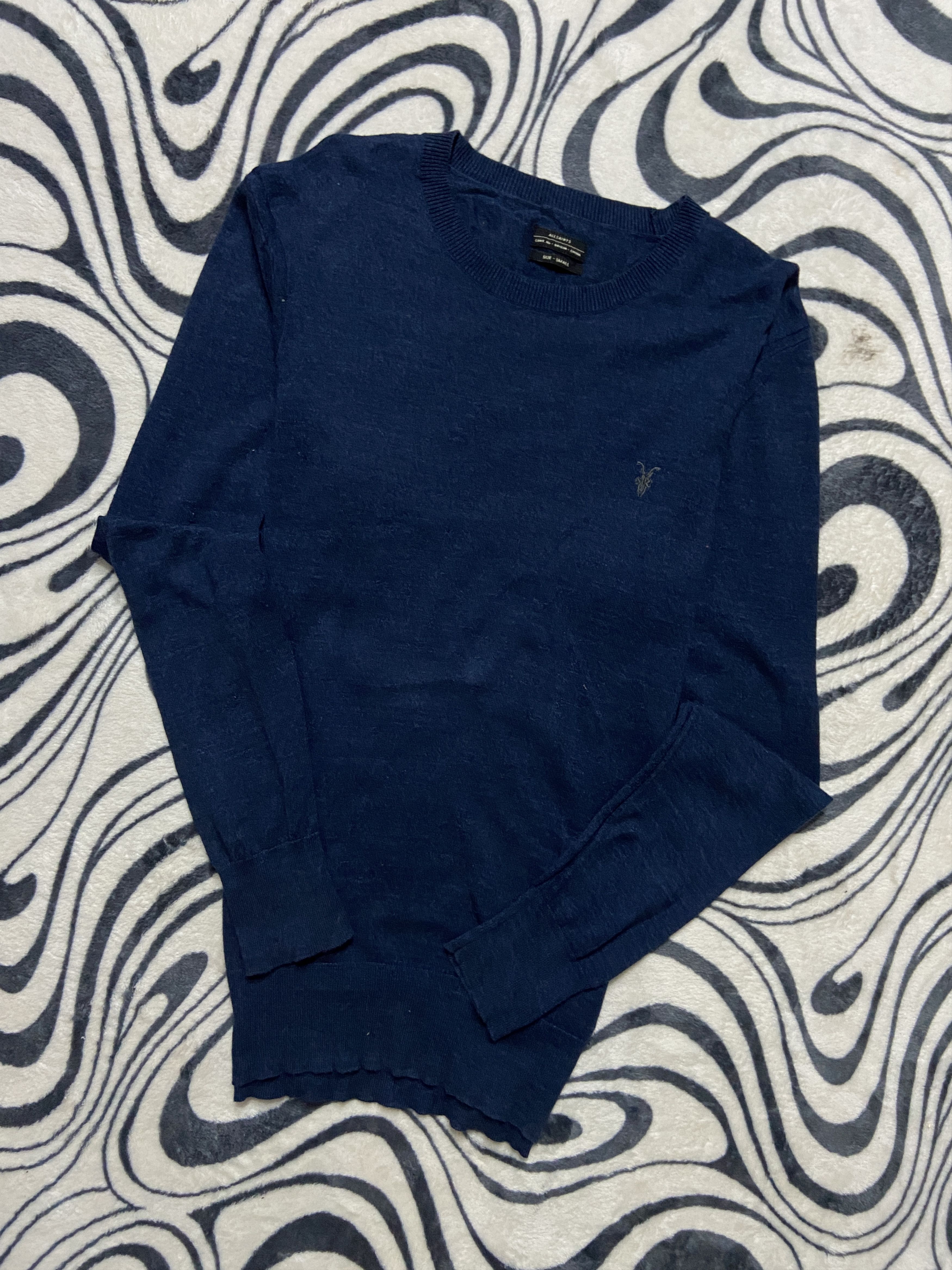 Allsaints Allsaints Mens Crewneck Sweater Size US S / EU 44-46 / 1 - 1 Thumbnail