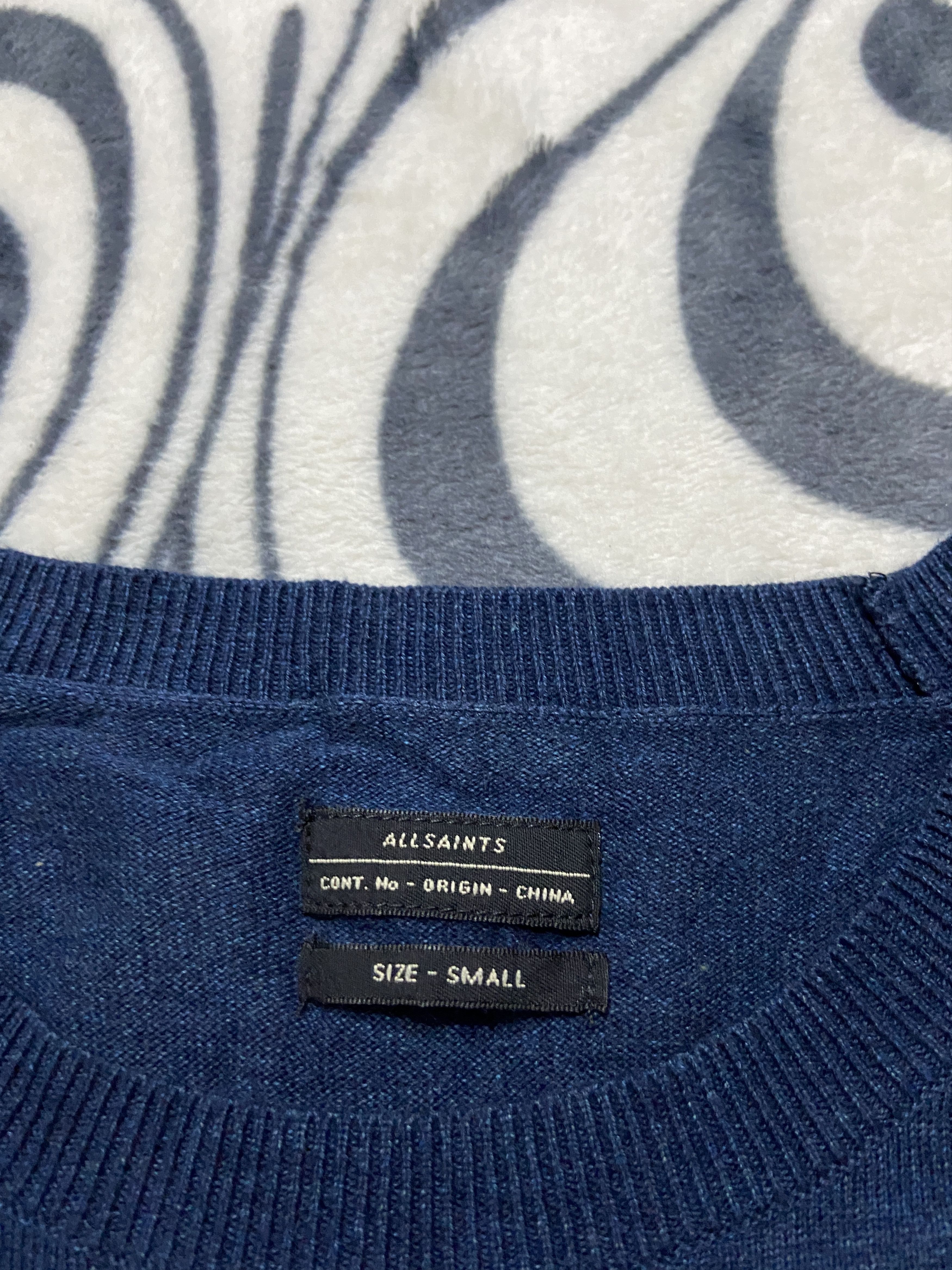 Allsaints Allsaints Mens Crewneck Sweater Size US S / EU 44-46 / 1 - 4 Thumbnail