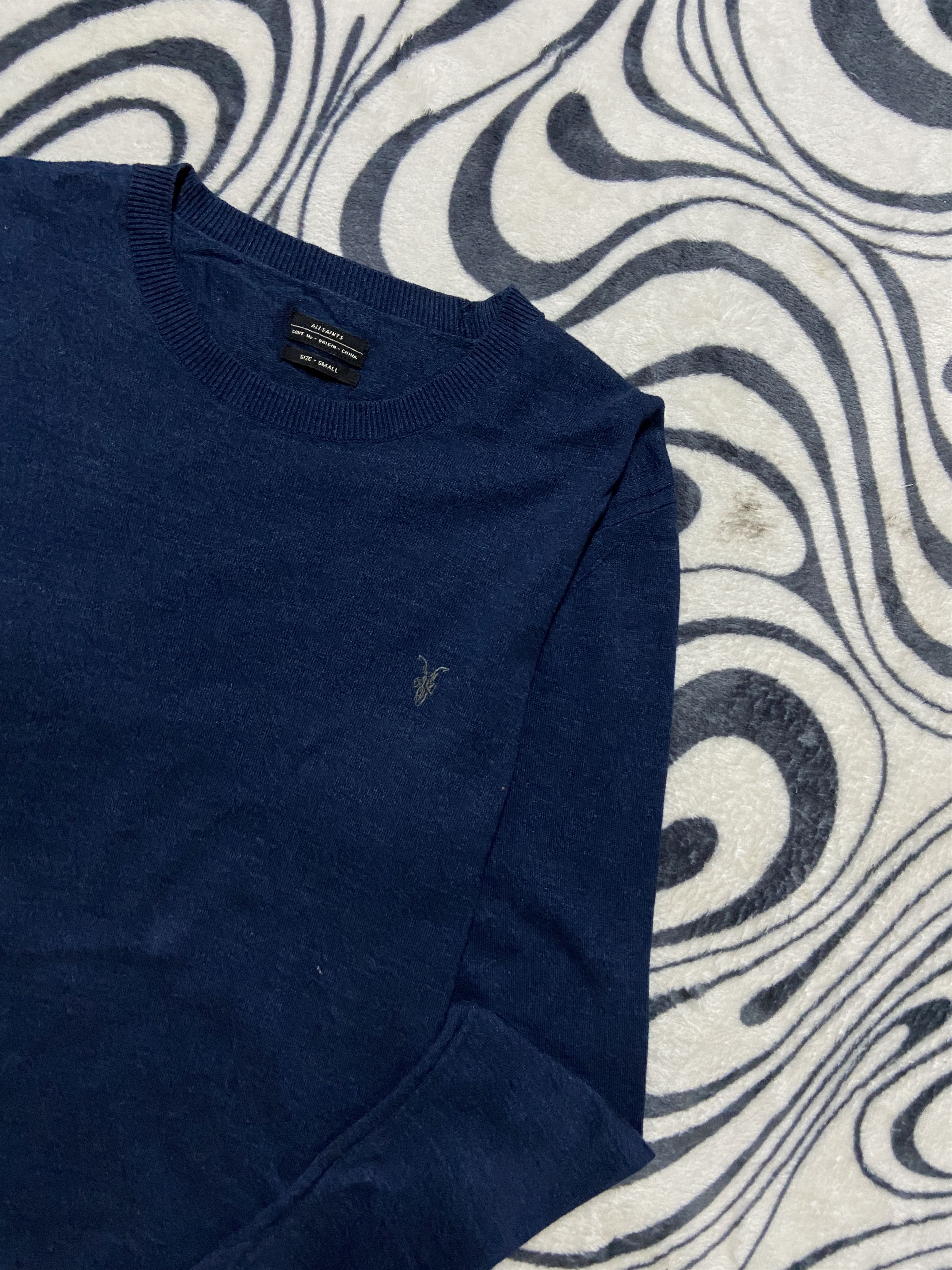 Allsaints Allsaints Mens Crewneck Sweater Size US S / EU 44-46 / 1 - 2 Thumbnail