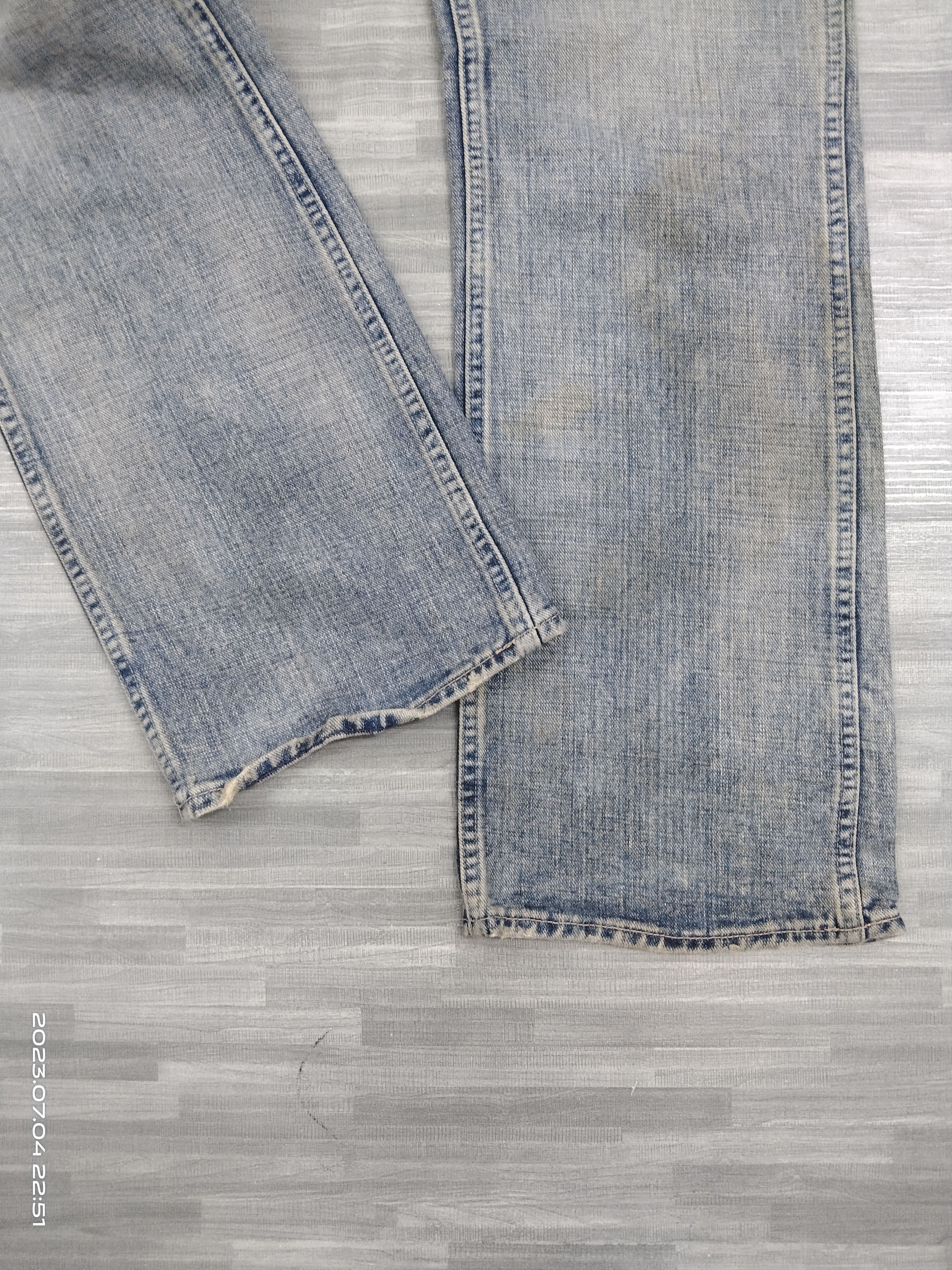 Japanese Brand SICK CARGO UNBRANDED DENIM PANTS Size US 33 - 8 Thumbnail