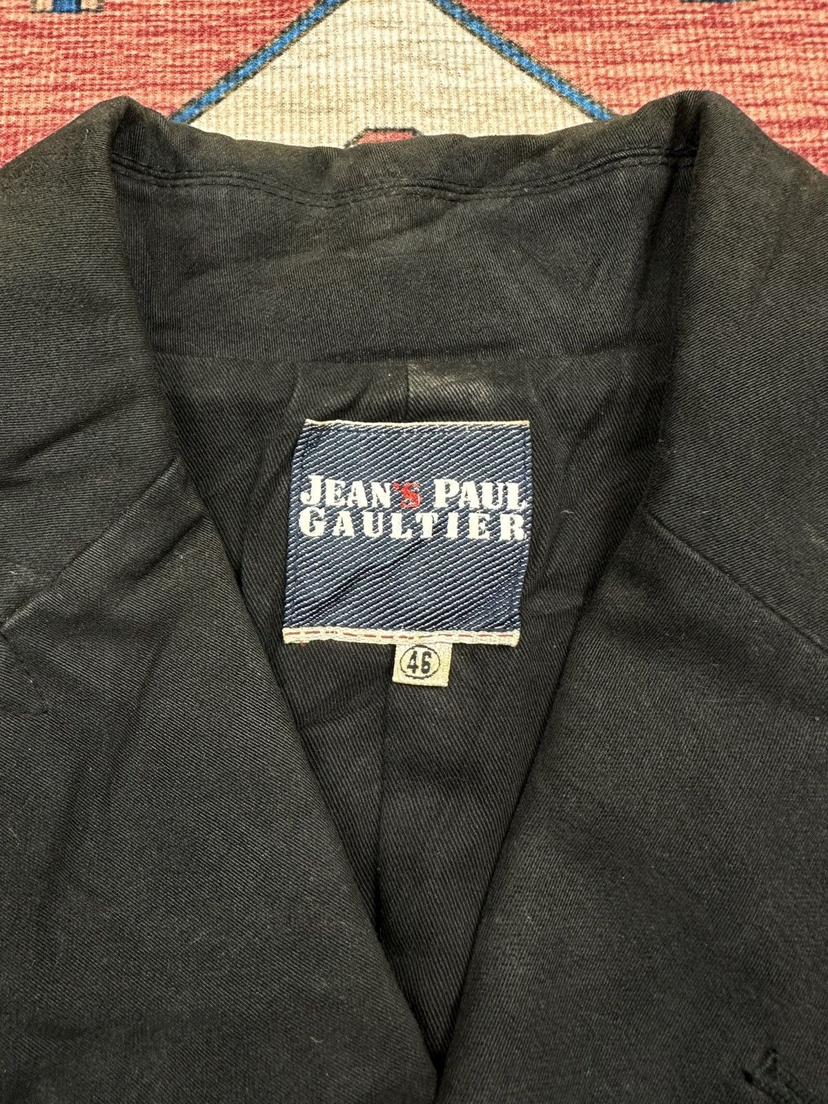 Designer × Jean Paul Gaultier 🔥JEAN PAUL GAULTIER🔥HEAVY COTTON SUNFADED LONG JACKET Size US M / EU 48-50 / 2 - 7 Thumbnail