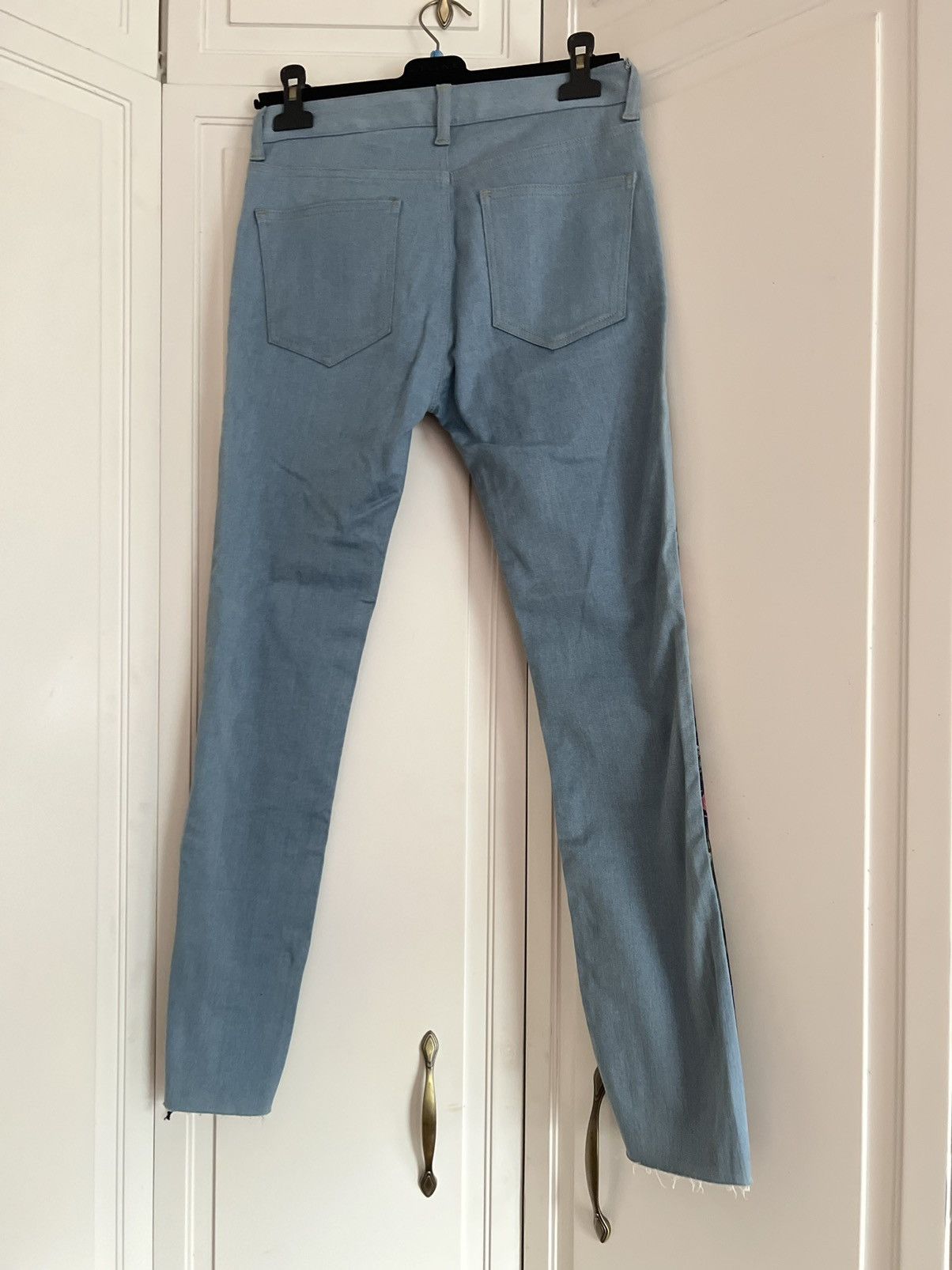 Comme des Garcons × Japanese Brand × Junya Watanabe FW19 Junya Watanabe Floral tight pants jeans denim Size US 30 / EU 46 - 4 Thumbnail