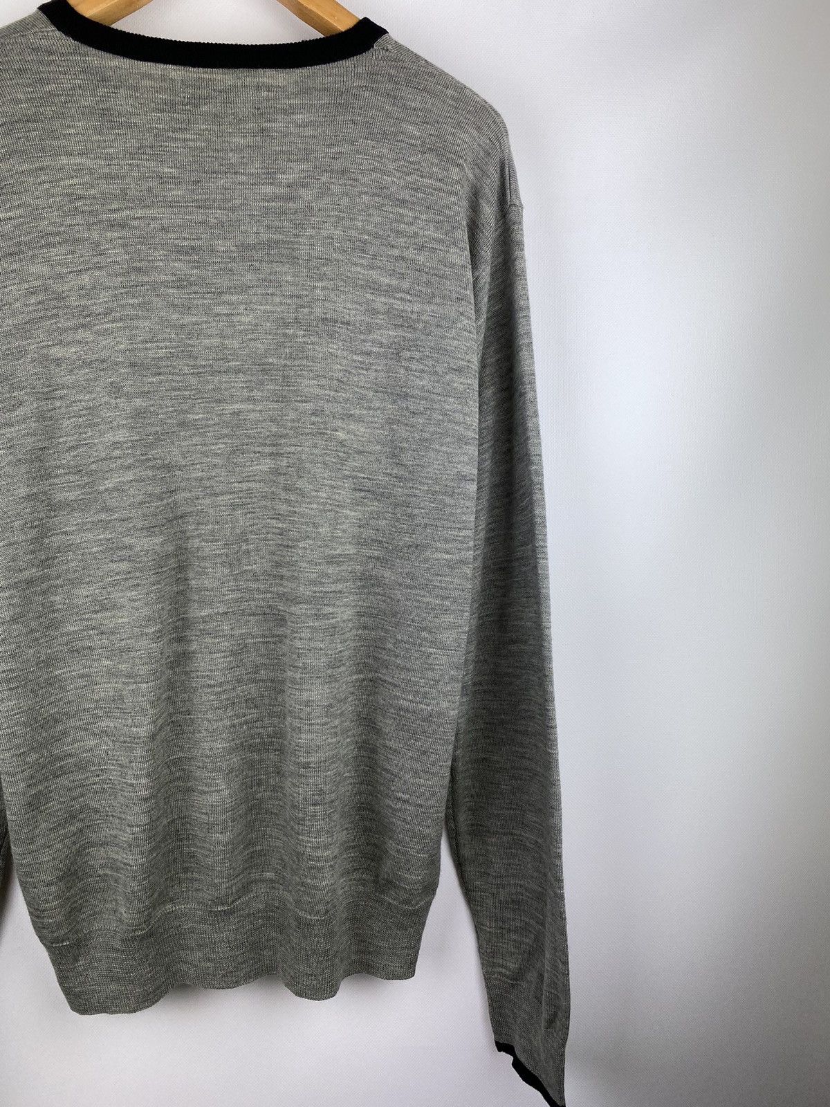 Fred Perry Fred Perry men’s wool v-neck sweater pullover size Xl gray Size US XL / EU 56 / 4 - 12 Thumbnail