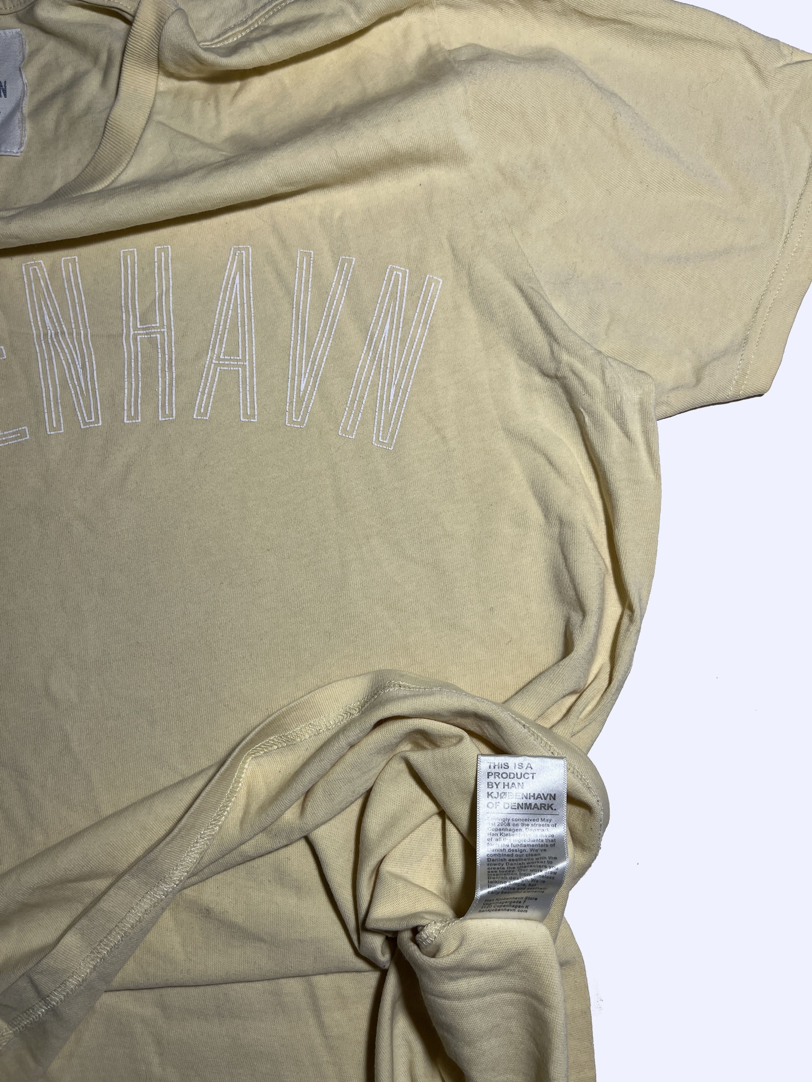 Han Kjobenhavn HAN KJOBENHAVN Creme Long T-shirt Size US XXL / EU 58 / 5 - 7 Thumbnail