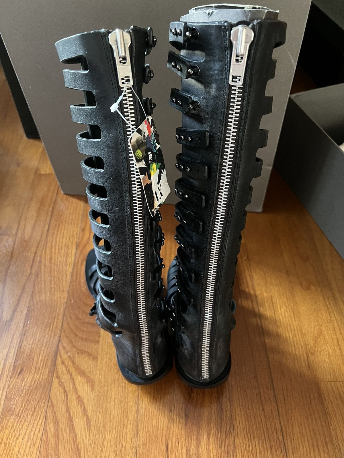 Rick Owens 🔥Rare! Rick Owens FW15 Sphinx Runway Sandals Shoes Size US 6 / IT 36 - 4 Thumbnail