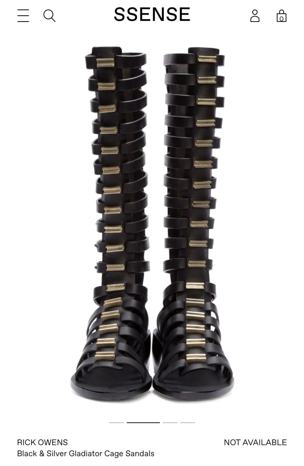 Rick Owens 🔥Rare! Rick Owens FW15 Sphinx Runway Sandals Shoes Size US 6 / IT 36 - 12 Thumbnail