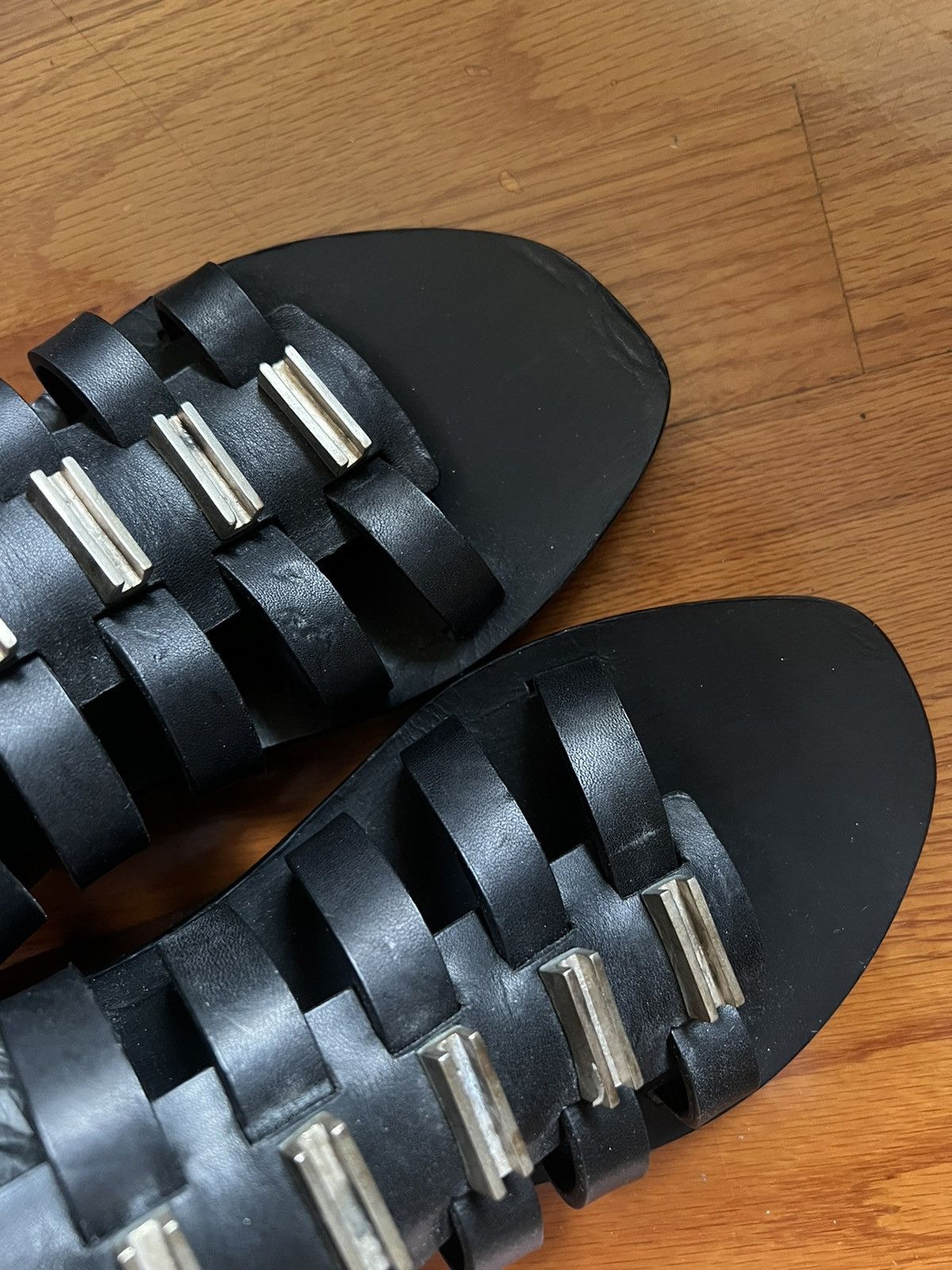 Rick Owens 🔥Rare! Rick Owens FW15 Sphinx Runway Sandals Shoes Size US 6 / IT 36 - 13 Thumbnail