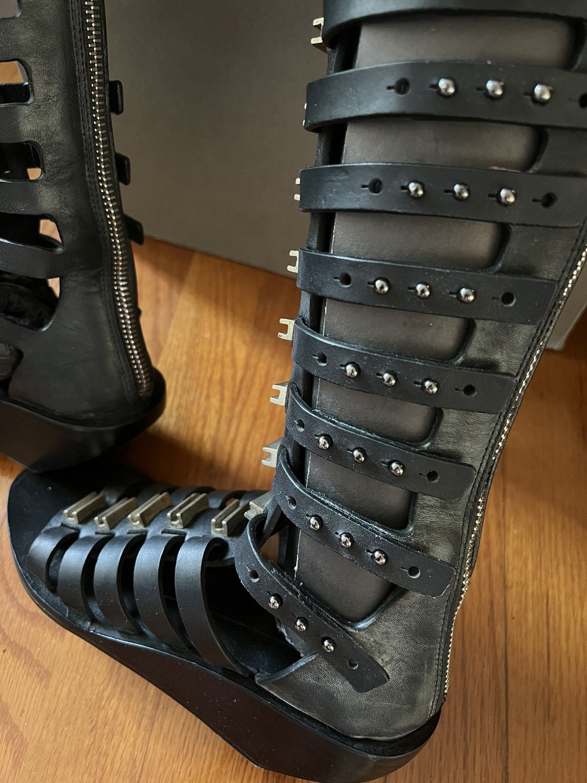 Rick Owens 🔥Rare! Rick Owens FW15 Sphinx Runway Sandals Shoes Size US 6 / IT 36 - 6 Thumbnail