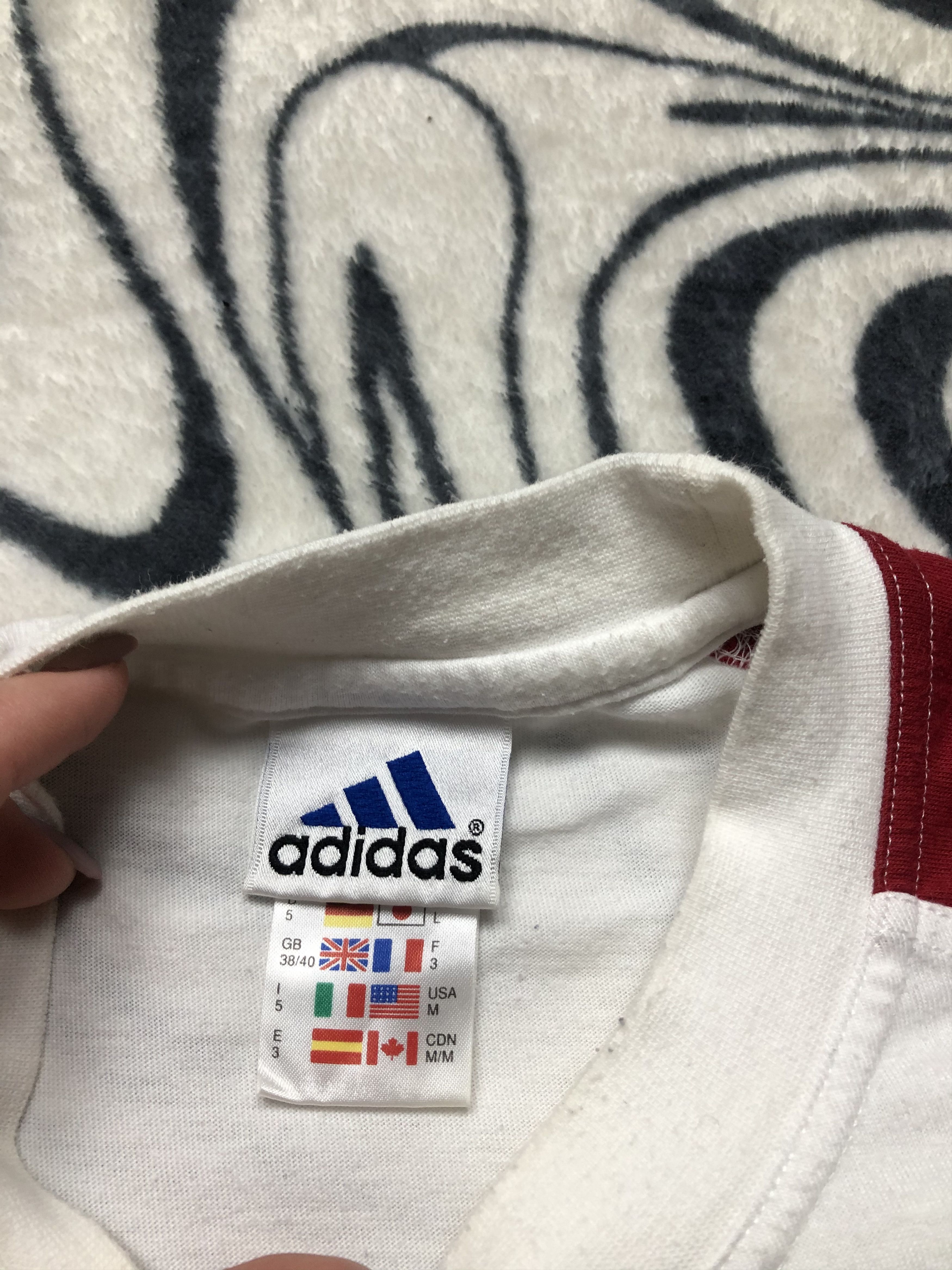 Adidas × Vintage Adidas Vintage Mens T-Shirt Tee Size US M / EU 48-50 / 2 - 3 Thumbnail