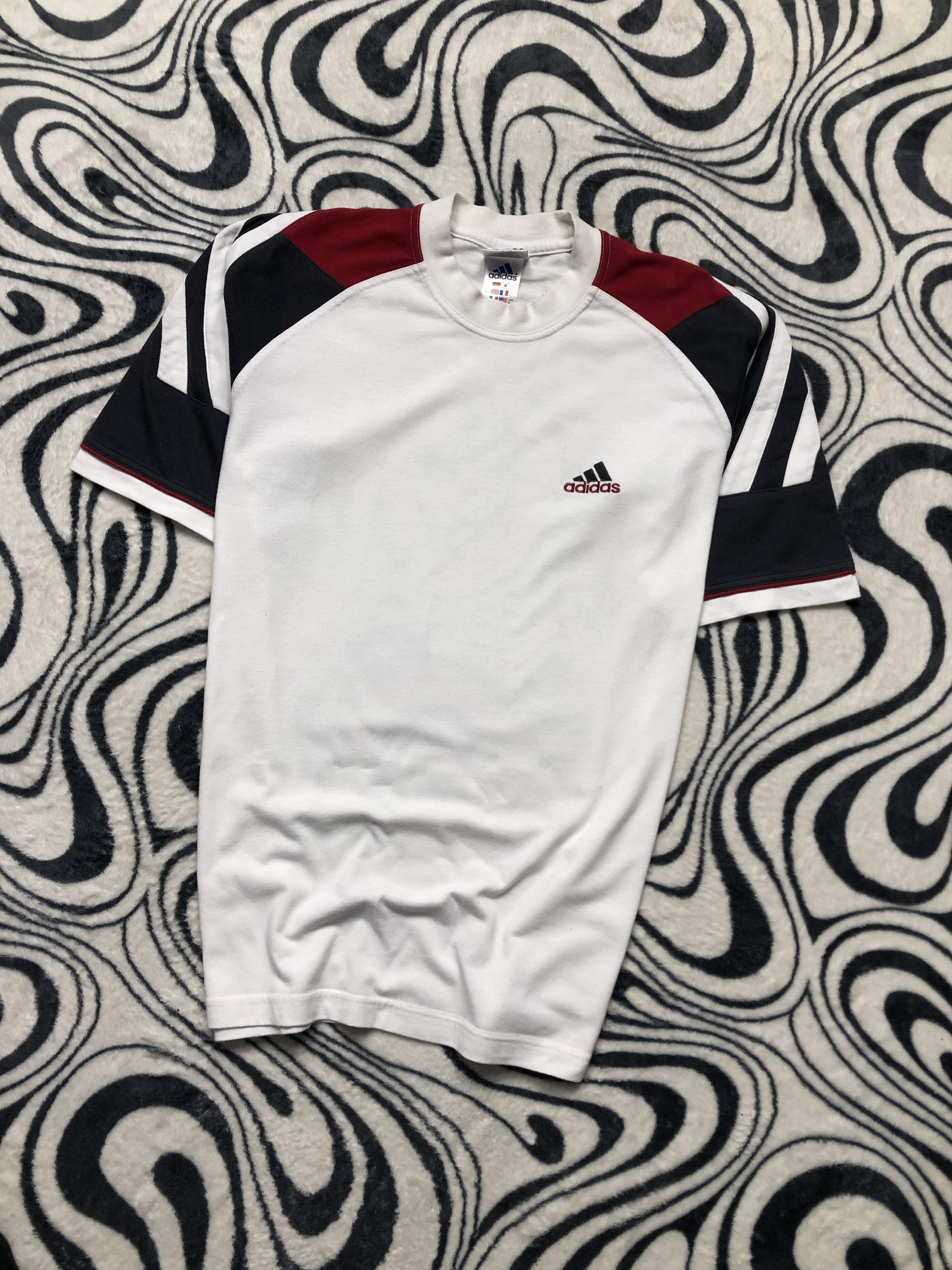 Adidas × Vintage Adidas Vintage Mens T-Shirt Tee Size US M / EU 48-50 / 2 - 1 Thumbnail