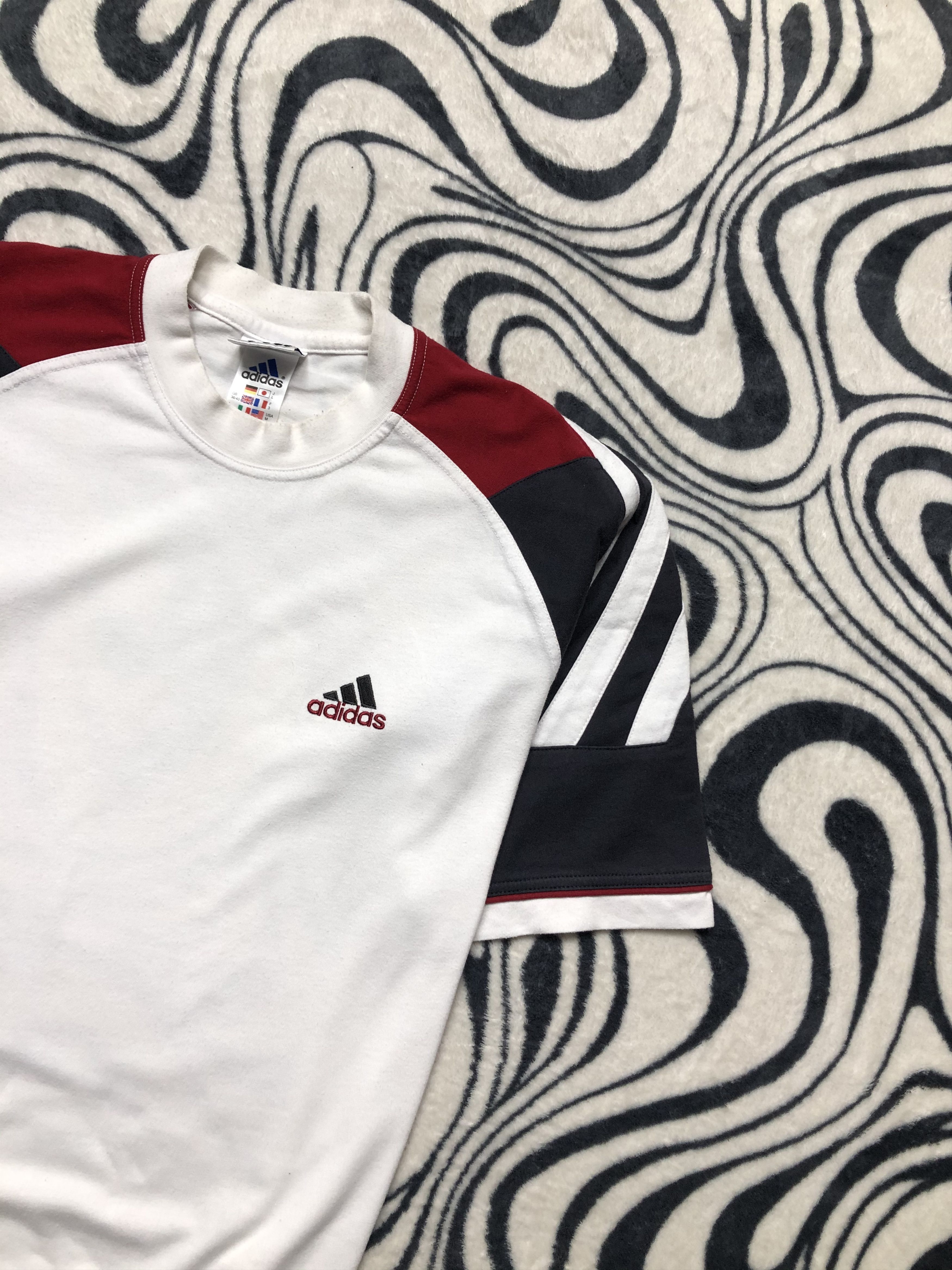 Adidas × Vintage Adidas Vintage Mens T-Shirt Tee Size US M / EU 48-50 / 2 - 2 Thumbnail