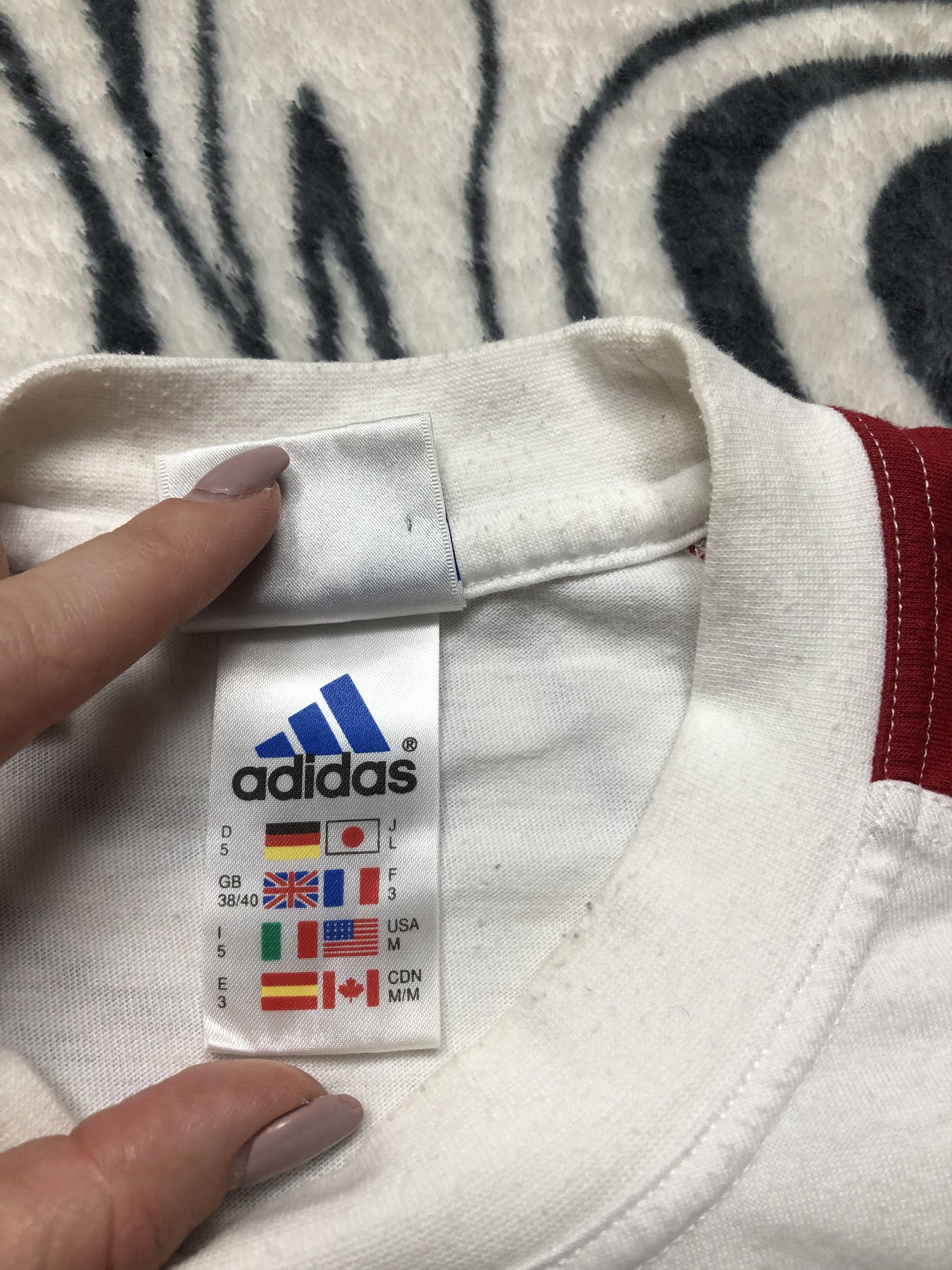 Adidas × Vintage Adidas Vintage Mens T-Shirt Tee Size US M / EU 48-50 / 2 - 4 Thumbnail