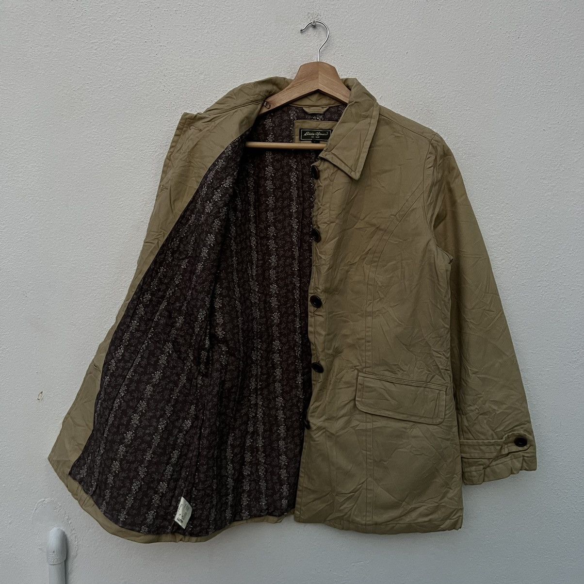 Japanese Brand VINTAGE HIKORY CHORE JACKET EDDIE BOUVER JAPAN Size US S / EU 44-46 / 1 - 8 Thumbnail