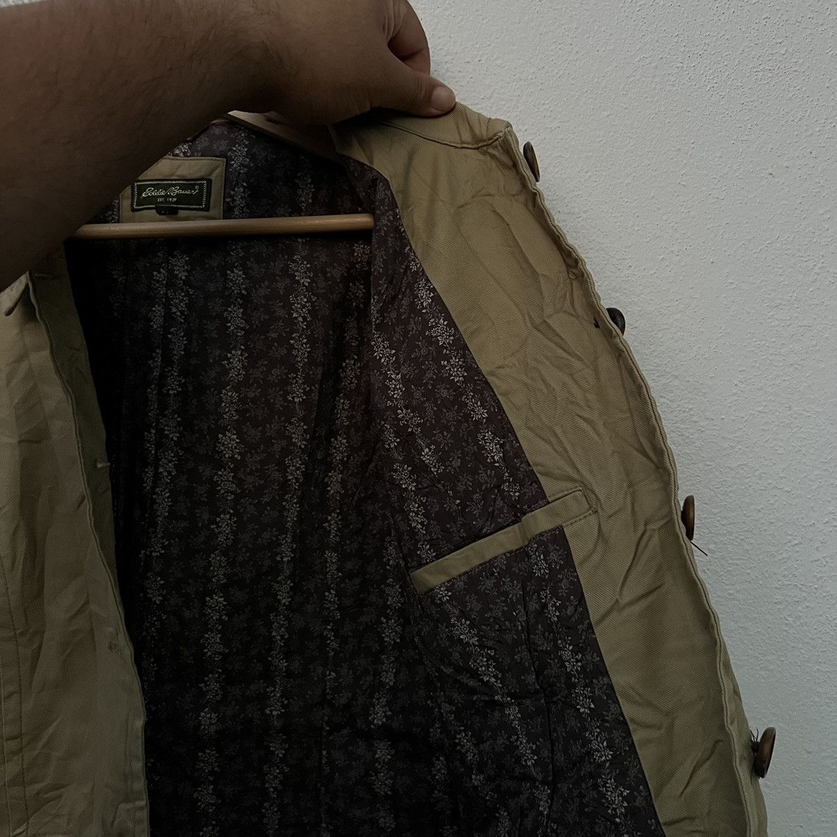 Japanese Brand VINTAGE HIKORY CHORE JACKET EDDIE BOUVER JAPAN Size US S / EU 44-46 / 1 - 9 Thumbnail